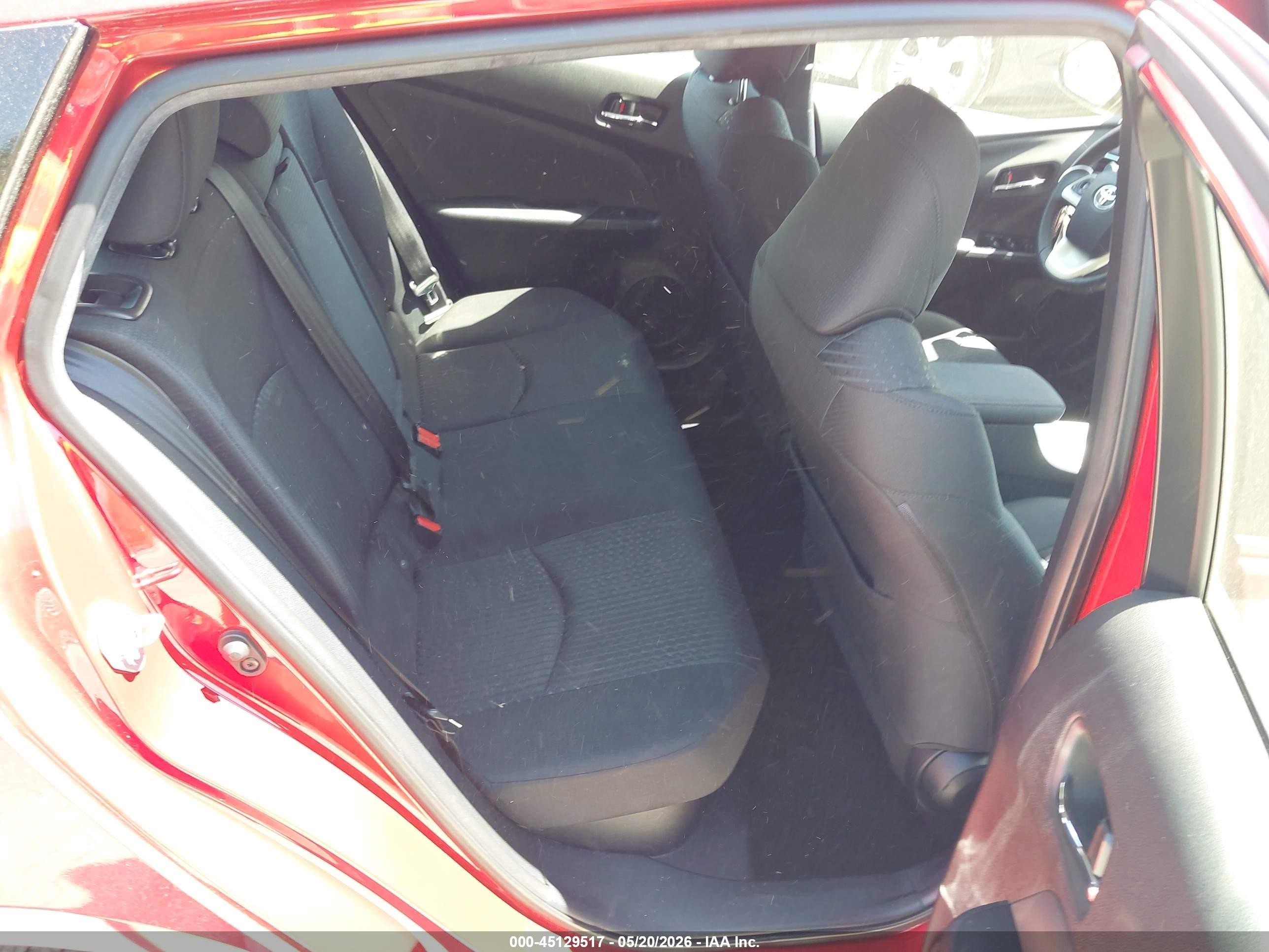 2017 Toyota Prius Three Red vin: JTDKARFU1H3528063
