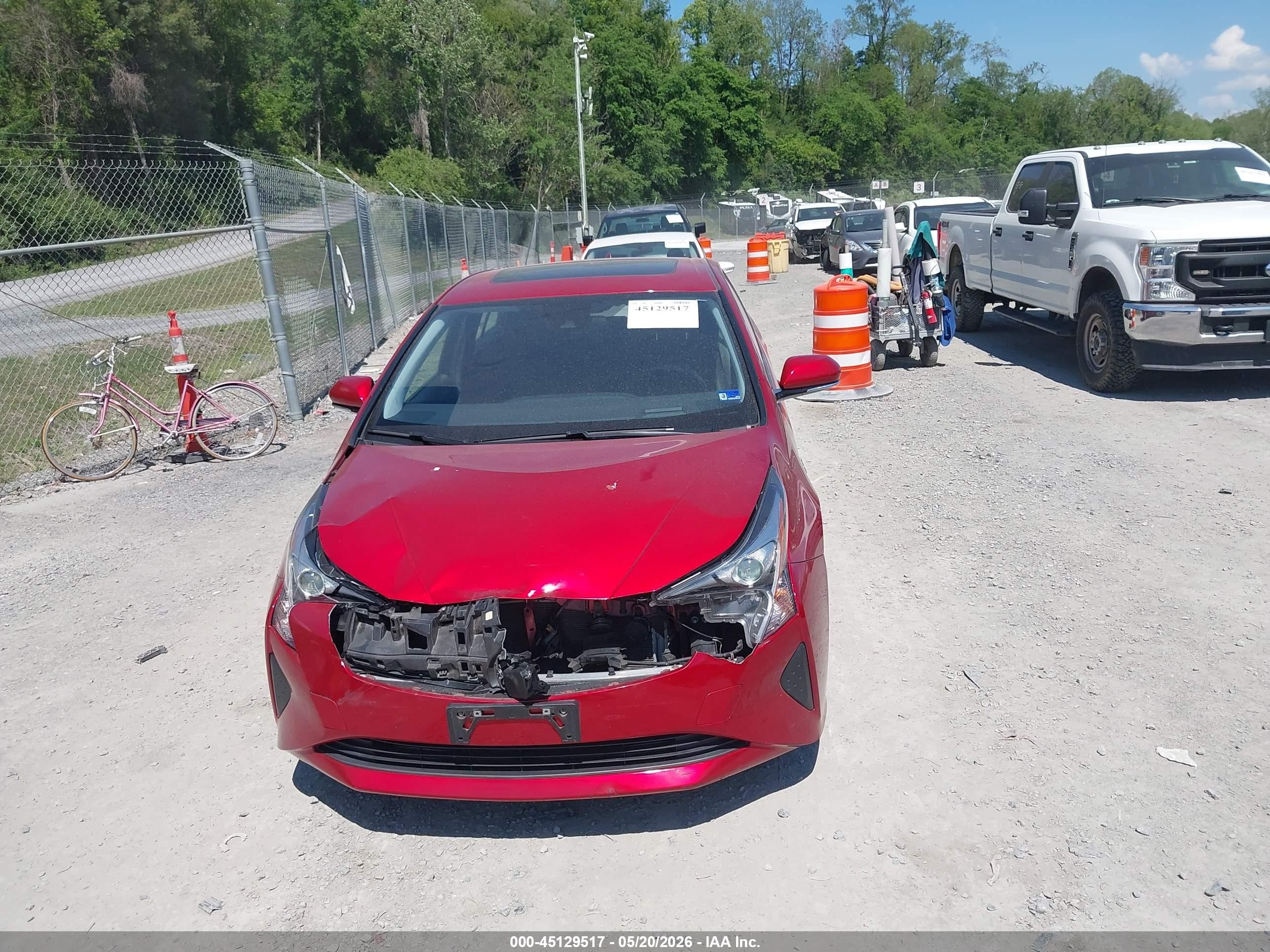 2017 Toyota Prius Three Red vin: JTDKARFU1H3528063