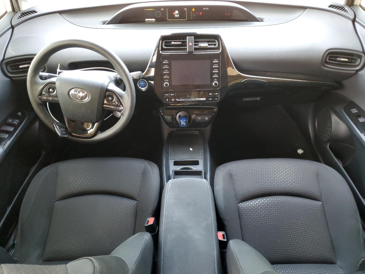 2020 Toyota Prius L White vin: JTDKARFU1L3117710