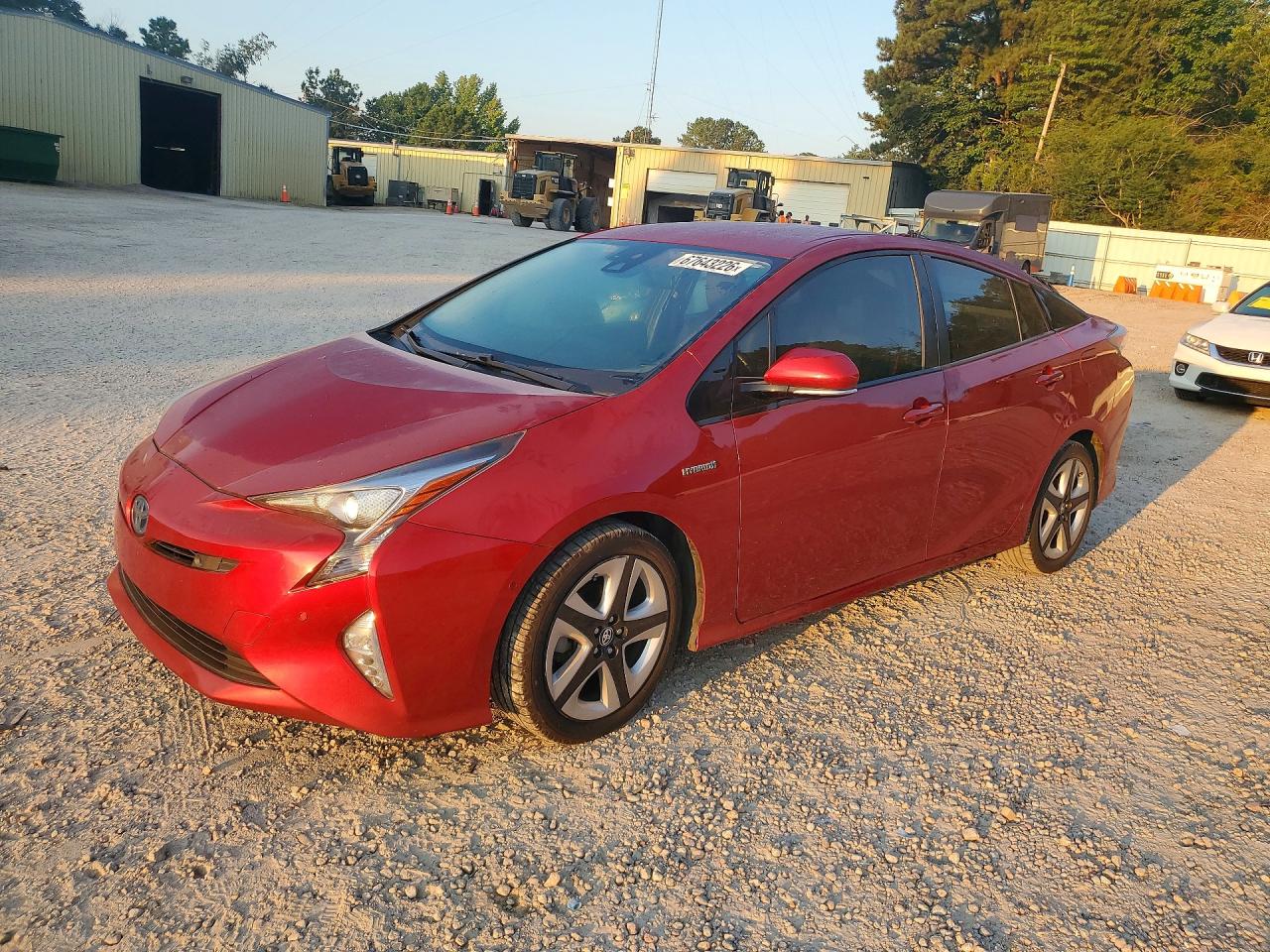2017 Toyota Prius Three Touring Red vin: JTDKARFU2H3539122