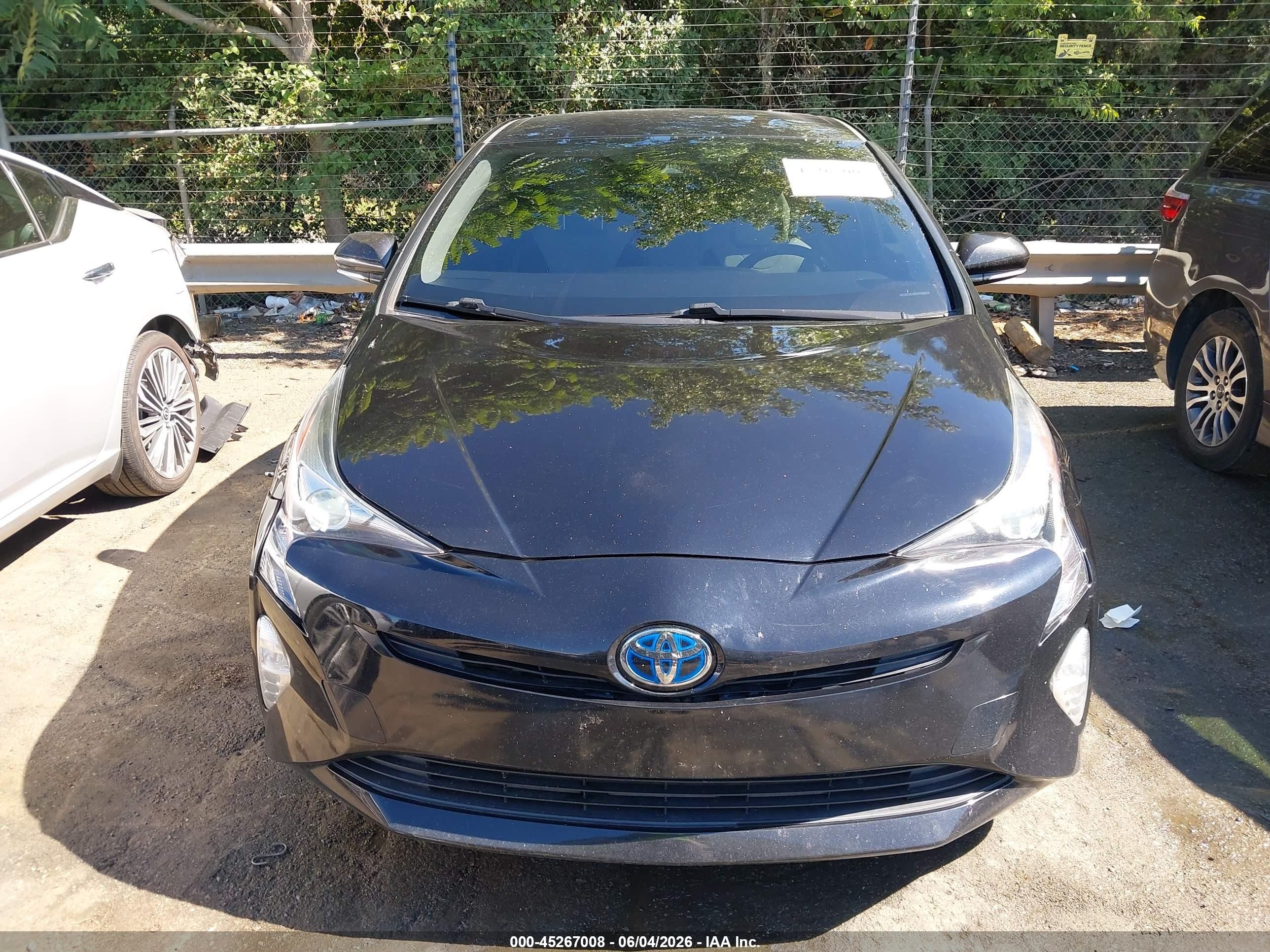 2016 Toyota Prius Three Touring Black vin: JTDKARFU3G3016058