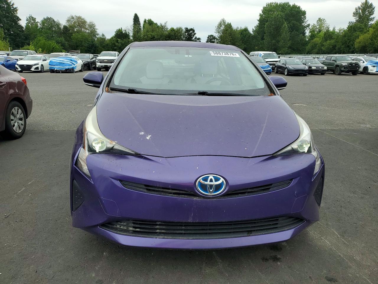2016 Toyota Prius Four Purple vin: JTDKARFU3G3512042