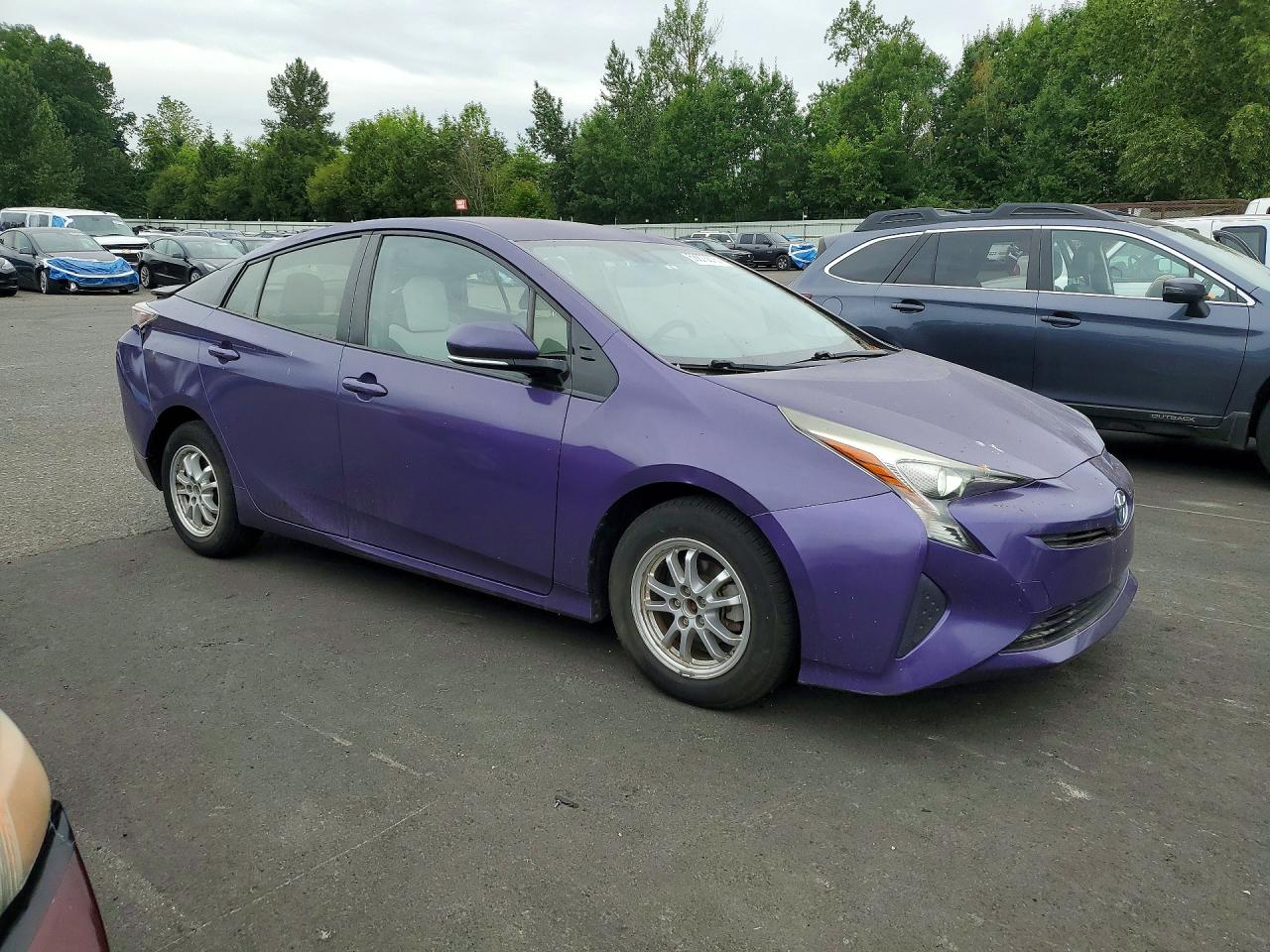 2016 Toyota Prius Four Purple vin: JTDKARFU3G3512042