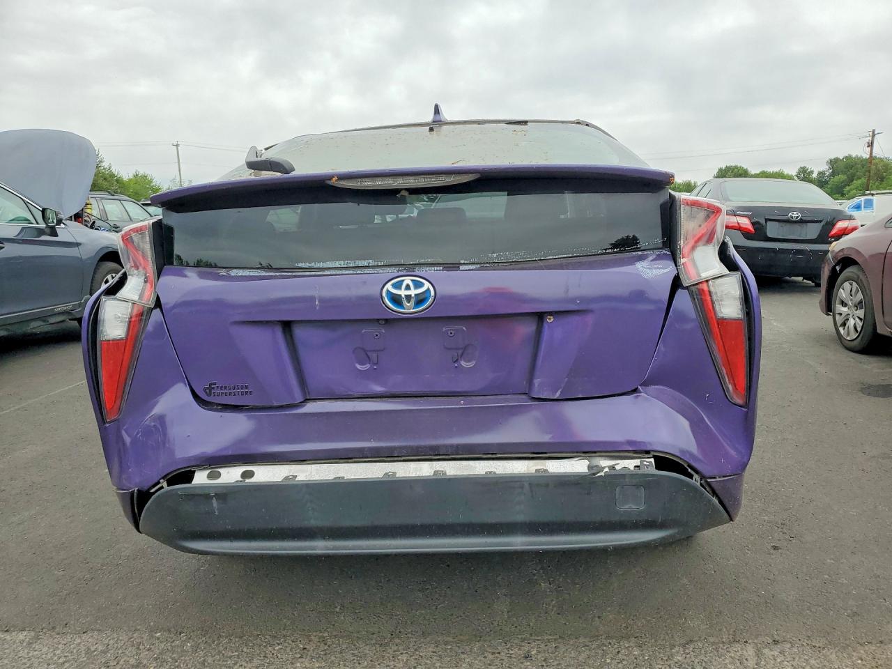 2016 Toyota Prius Four Purple vin: JTDKARFU3G3512042