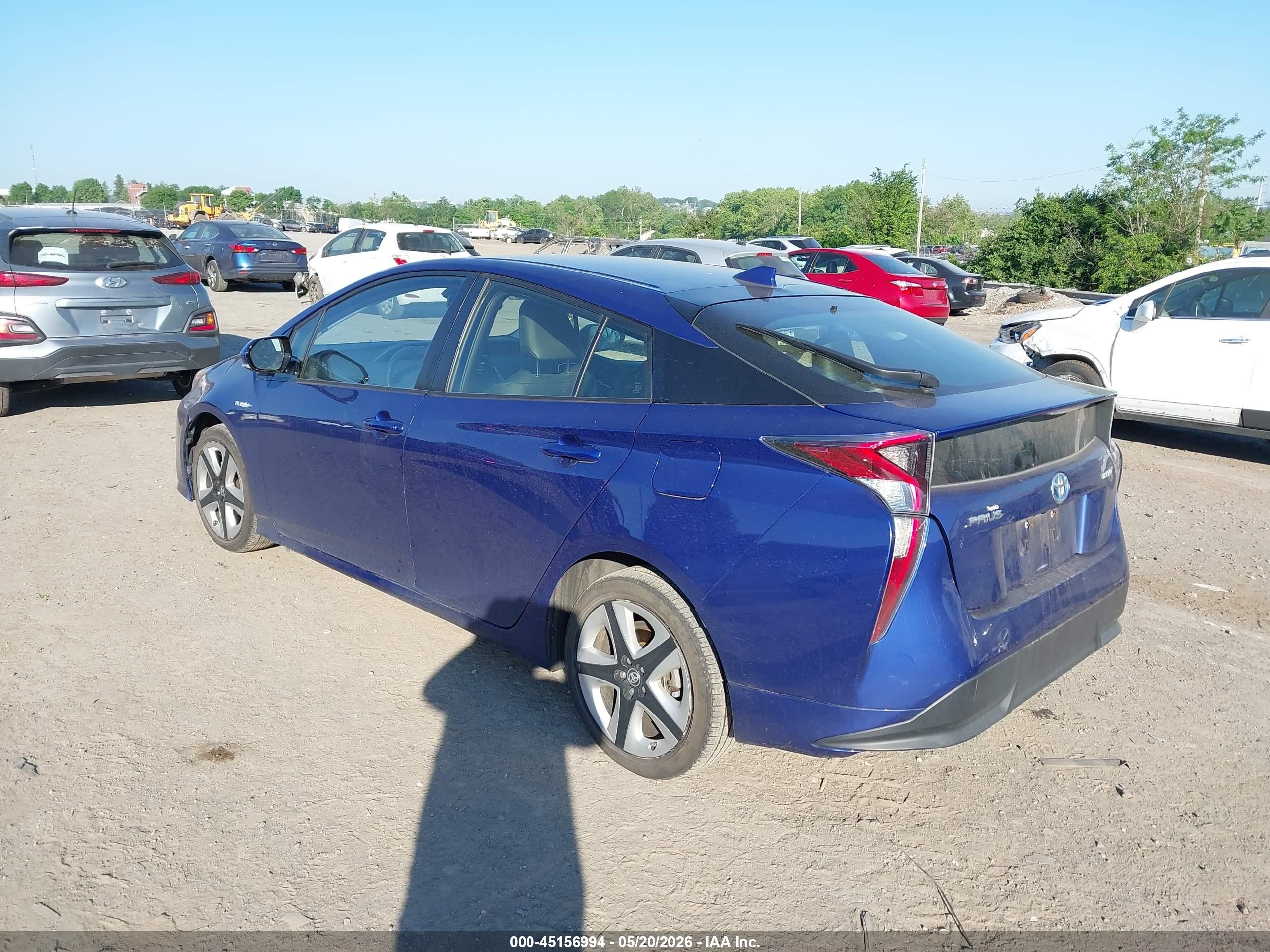 2017 Toyota Prius Four Touring Dark Blue vin: JTDKARFU4H3529949