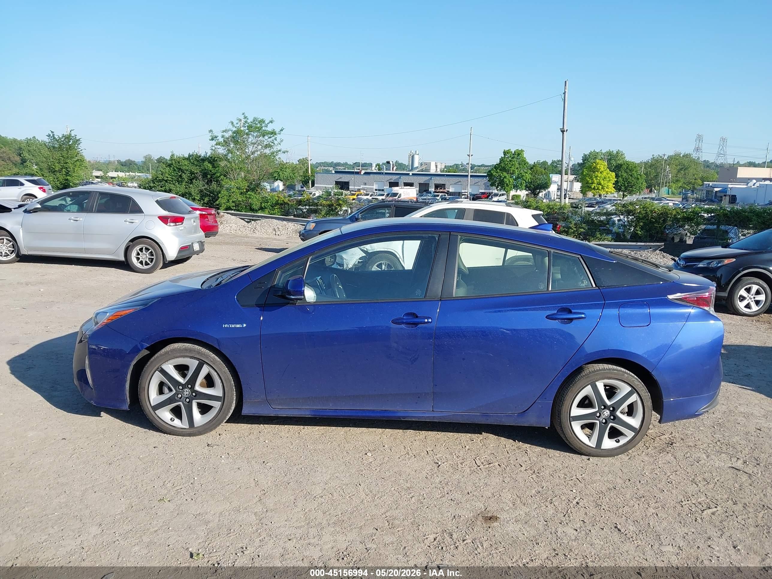 2017 Toyota Prius Four Touring Dark Blue vin: JTDKARFU4H3529949