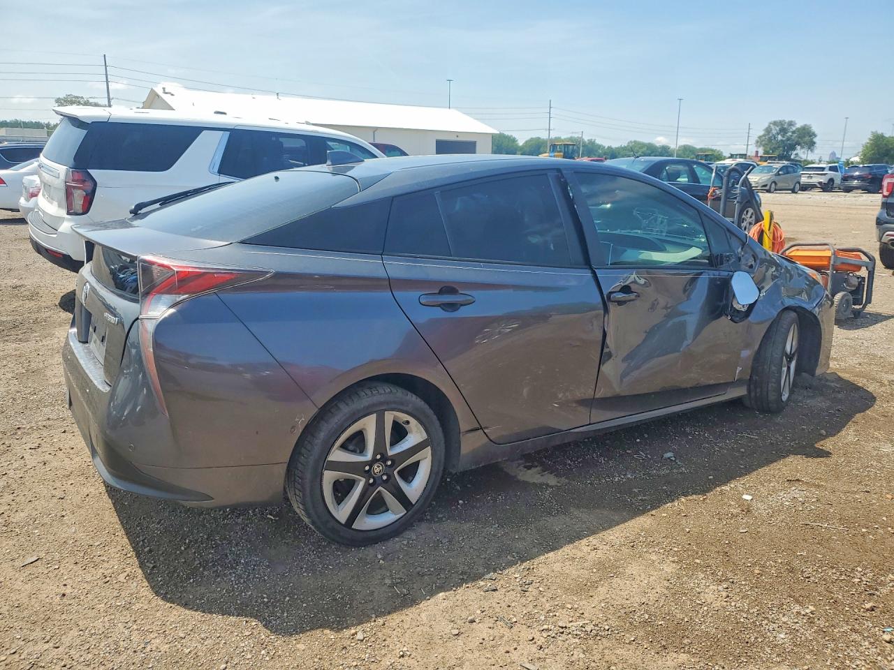 2018 Toyota Prius Four Touring Gray vin: JTDKARFU4J3059413