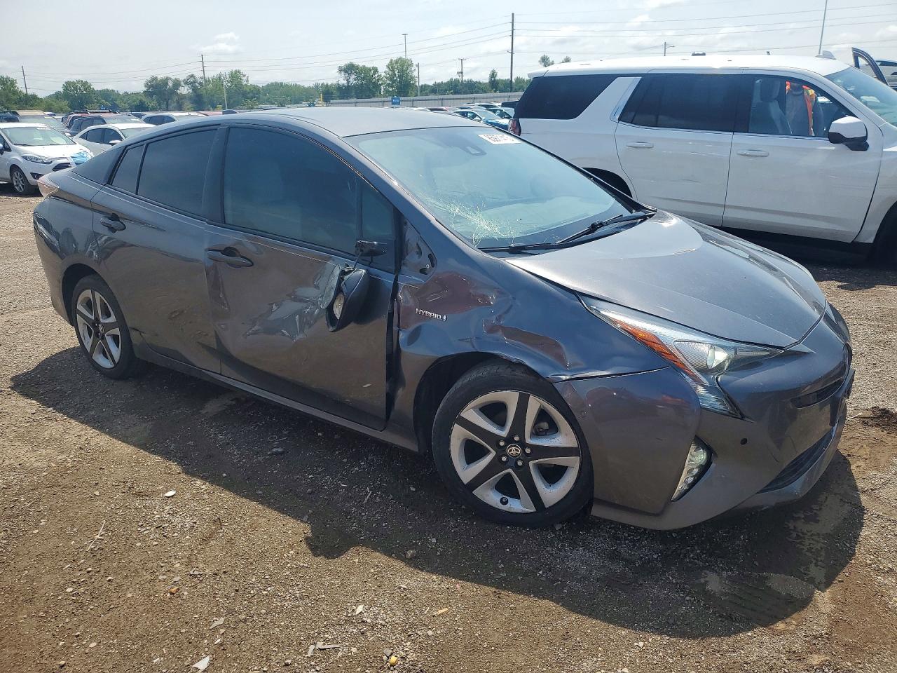 2018 Toyota Prius Four Touring Gray vin: JTDKARFU4J3059413