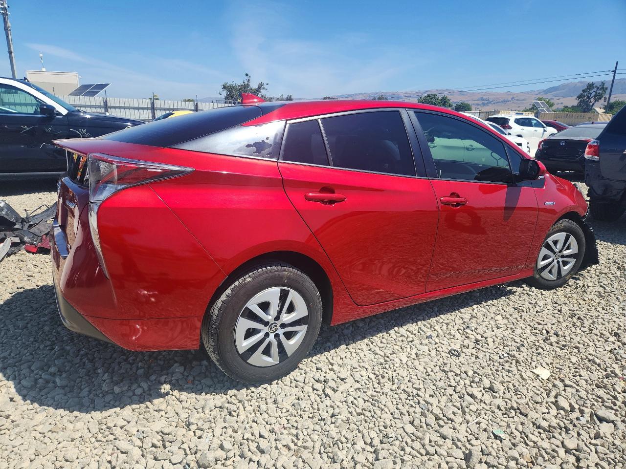 2016 Toyota Prius Two Eco Red vin: JTDKARFU5G3525035