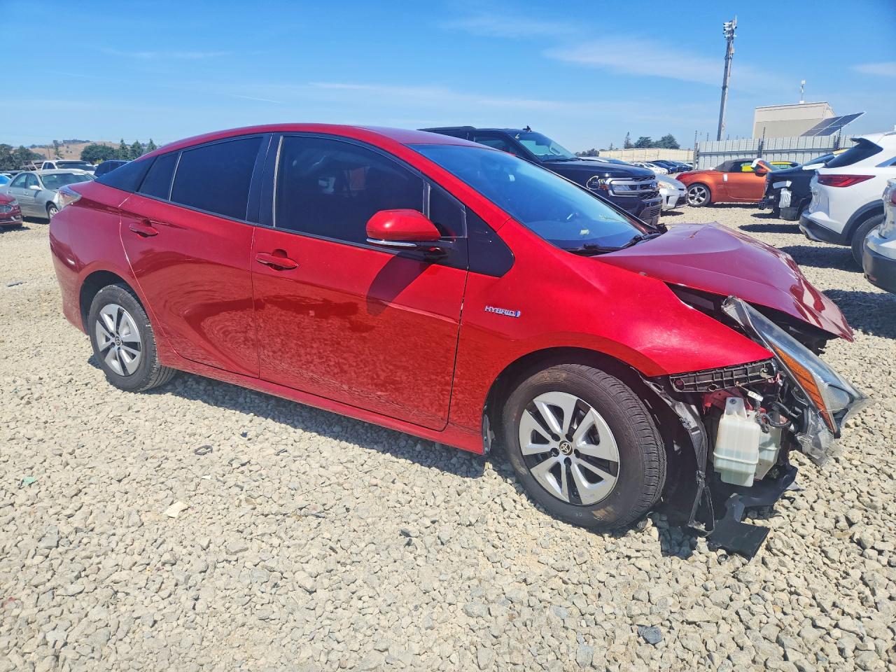 2016 Toyota Prius Two Eco Red vin: JTDKARFU5G3525035