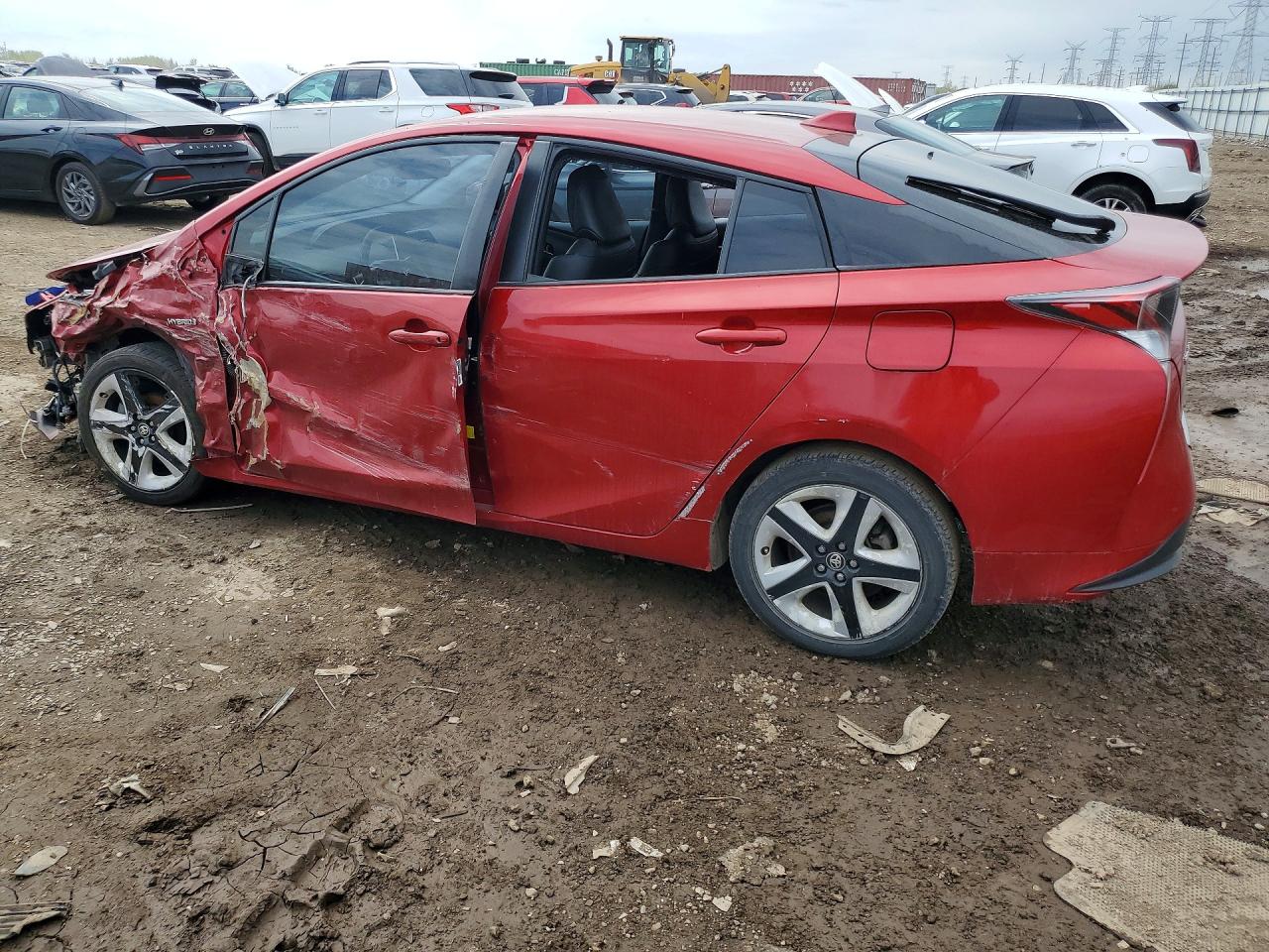2016 Toyota Prius Four Touring Red vin: JTDKARFU7G3522797