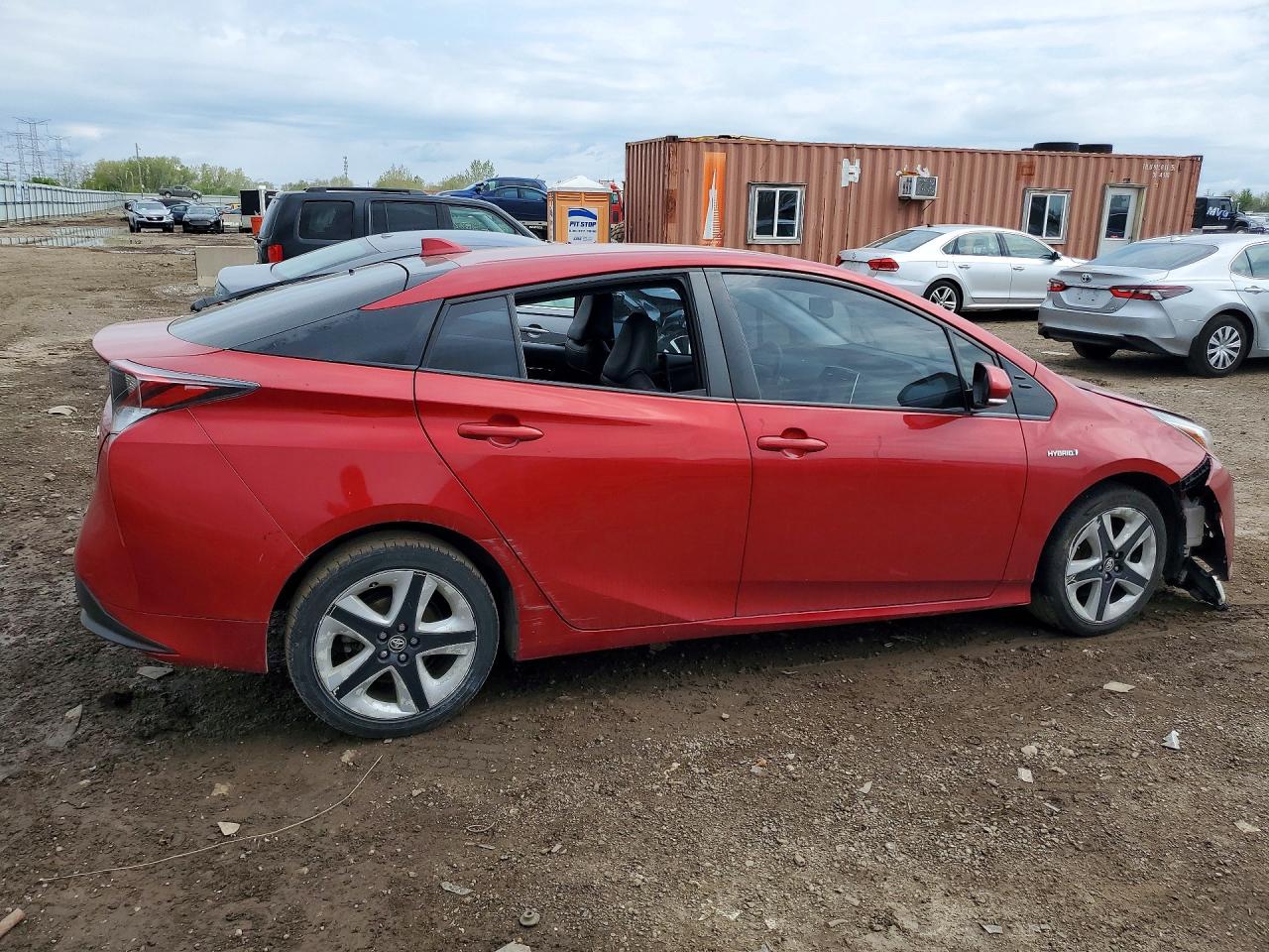 2016 Toyota Prius Four Touring Red vin: JTDKARFU7G3522797
