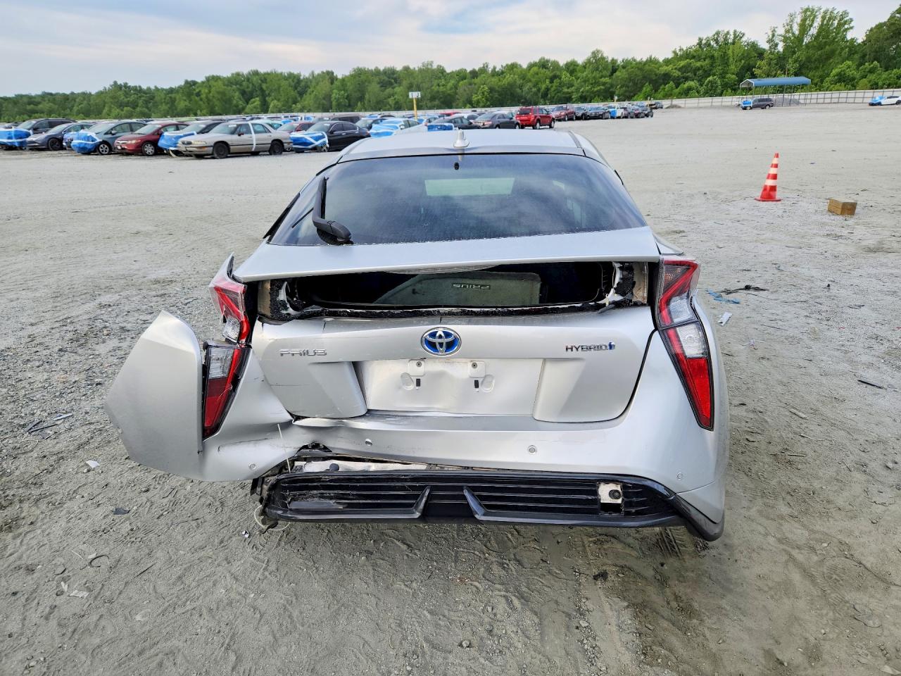 2017 Toyota Prius Four Touring Silver vin: JTDKARFU7H3542839