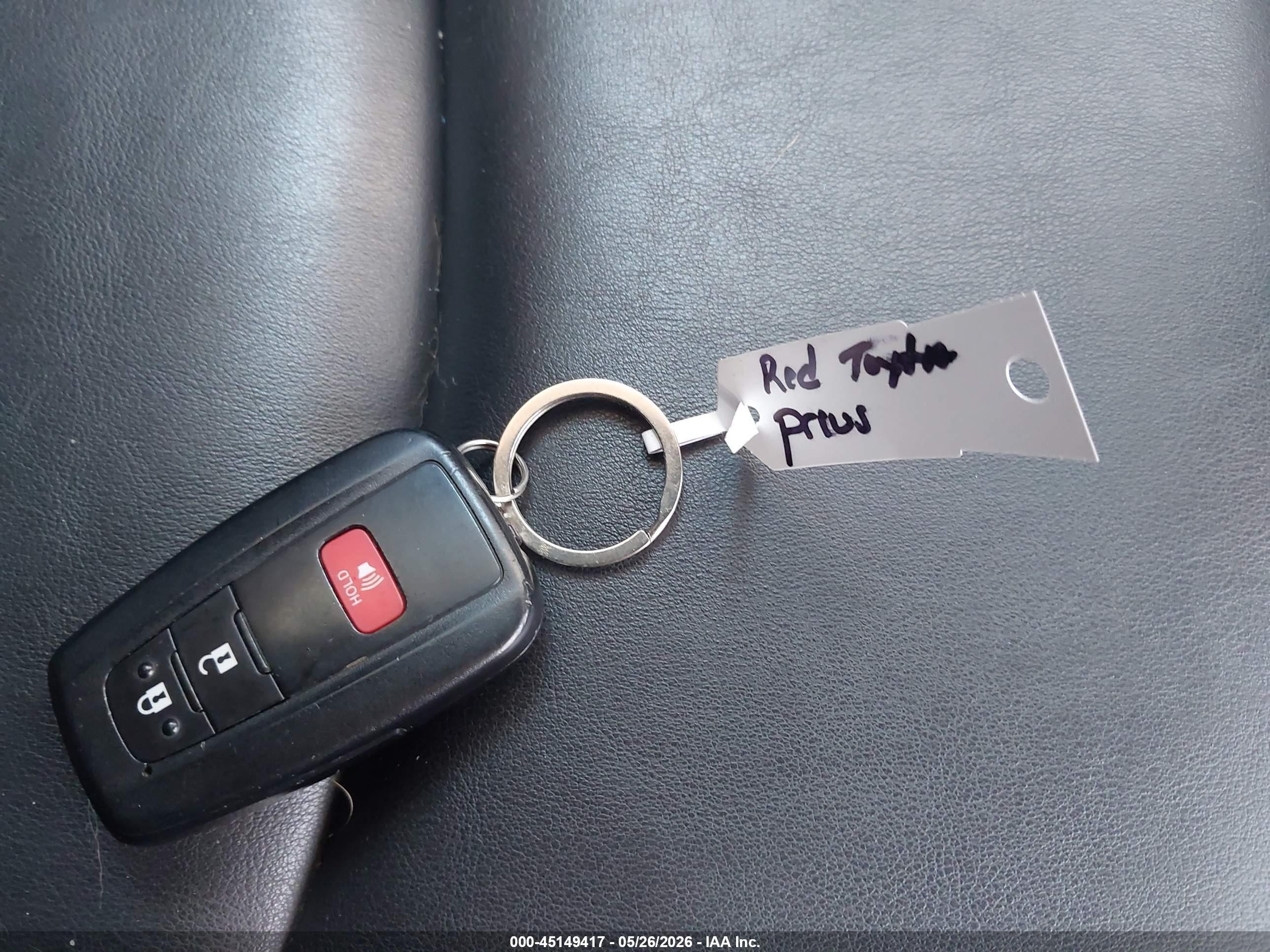 2018 Toyota Prius Four Touring Red vin: JTDKARFU7J3553085