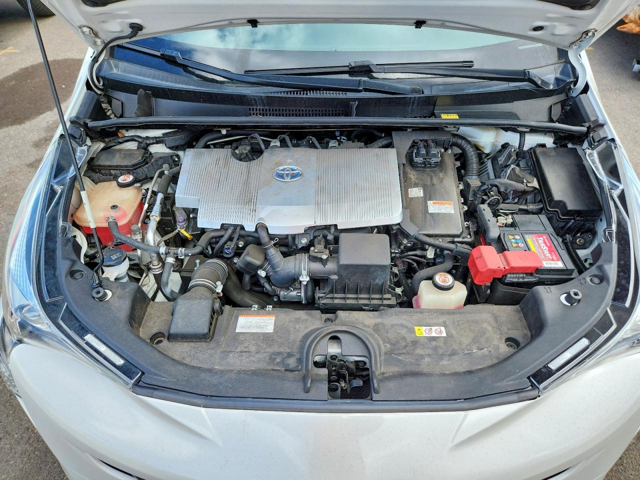 2017 Toyota Prius Two Eco White vin: JTDKARFU8H3048280