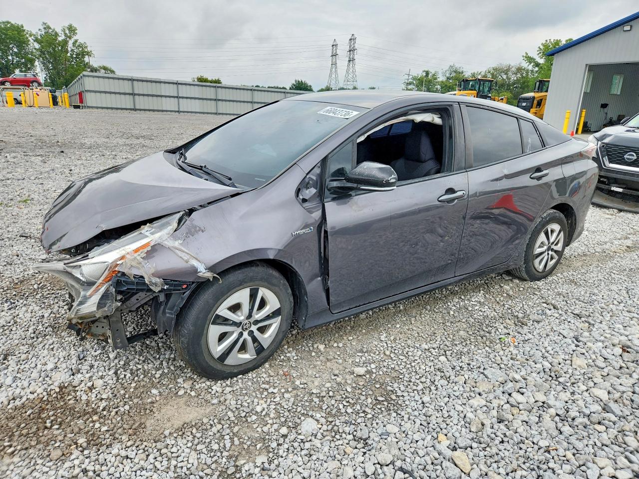 2016 Toyota Prius Two Eco Gray vin: JTDKARFU9G3519058