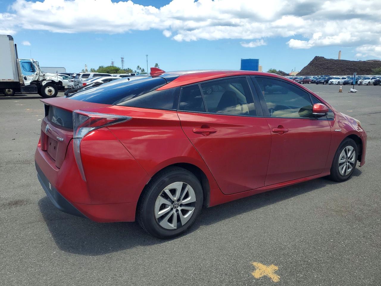 2016 Toyota Prius Two Eco Red vin: JTDKARFUXG3519070