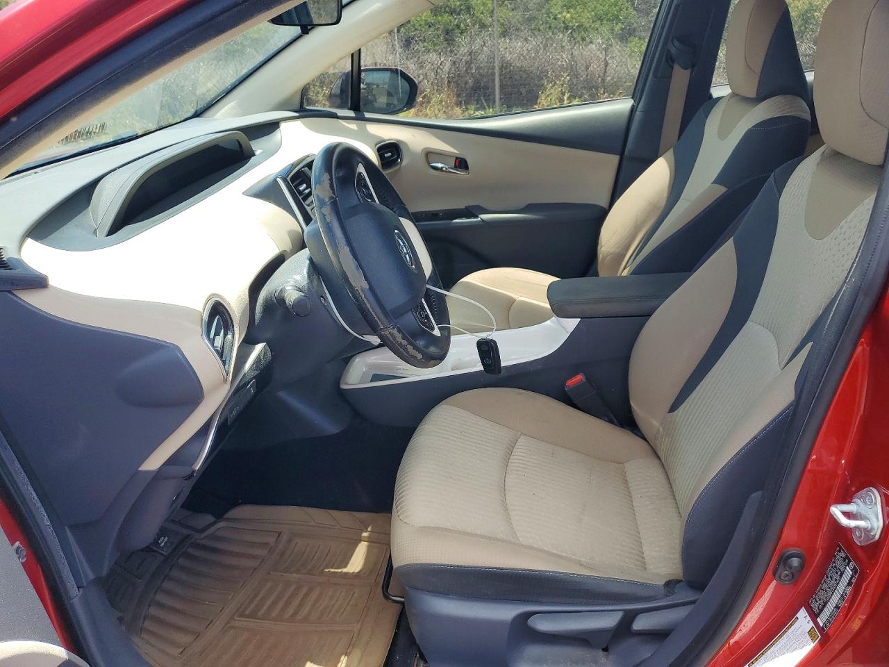 2016 Toyota Prius Two Eco Red vin: JTDKARFUXG3519070