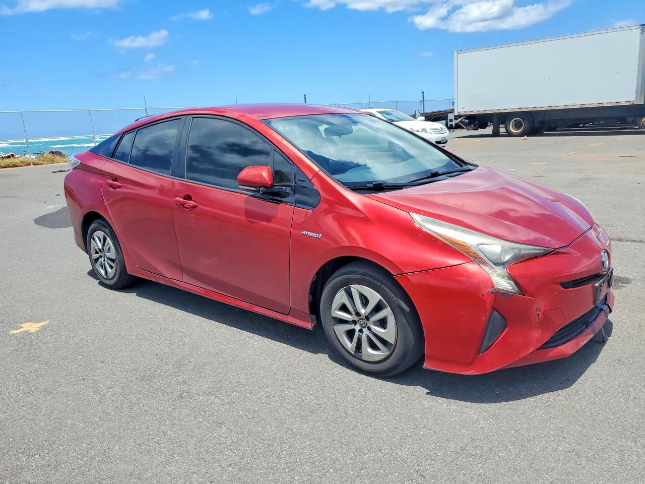 2016 Toyota Prius Two Eco Red vin: JTDKARFUXG3519070