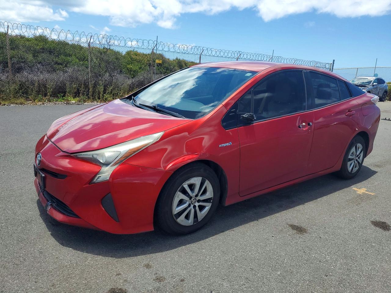 2016 Toyota Prius Two Eco Red vin: JTDKARFUXG3519070