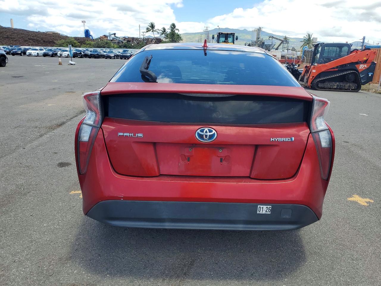 2016 Toyota Prius Two Eco Red vin: JTDKARFUXG3519070
