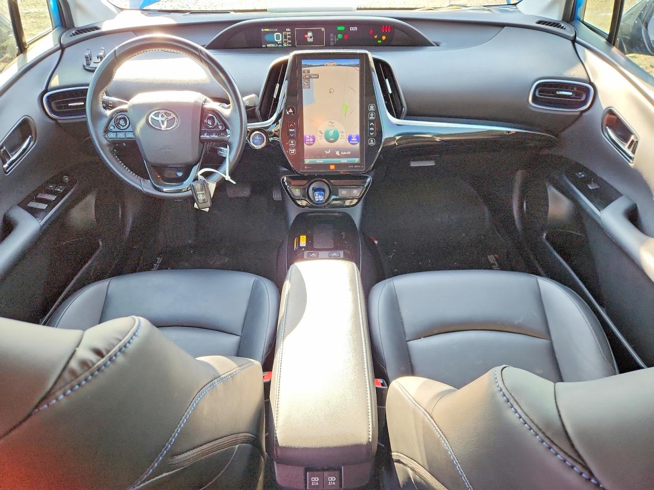 2019 Toyota Prius Limited Blue vin: JTDKARFUXK3069008