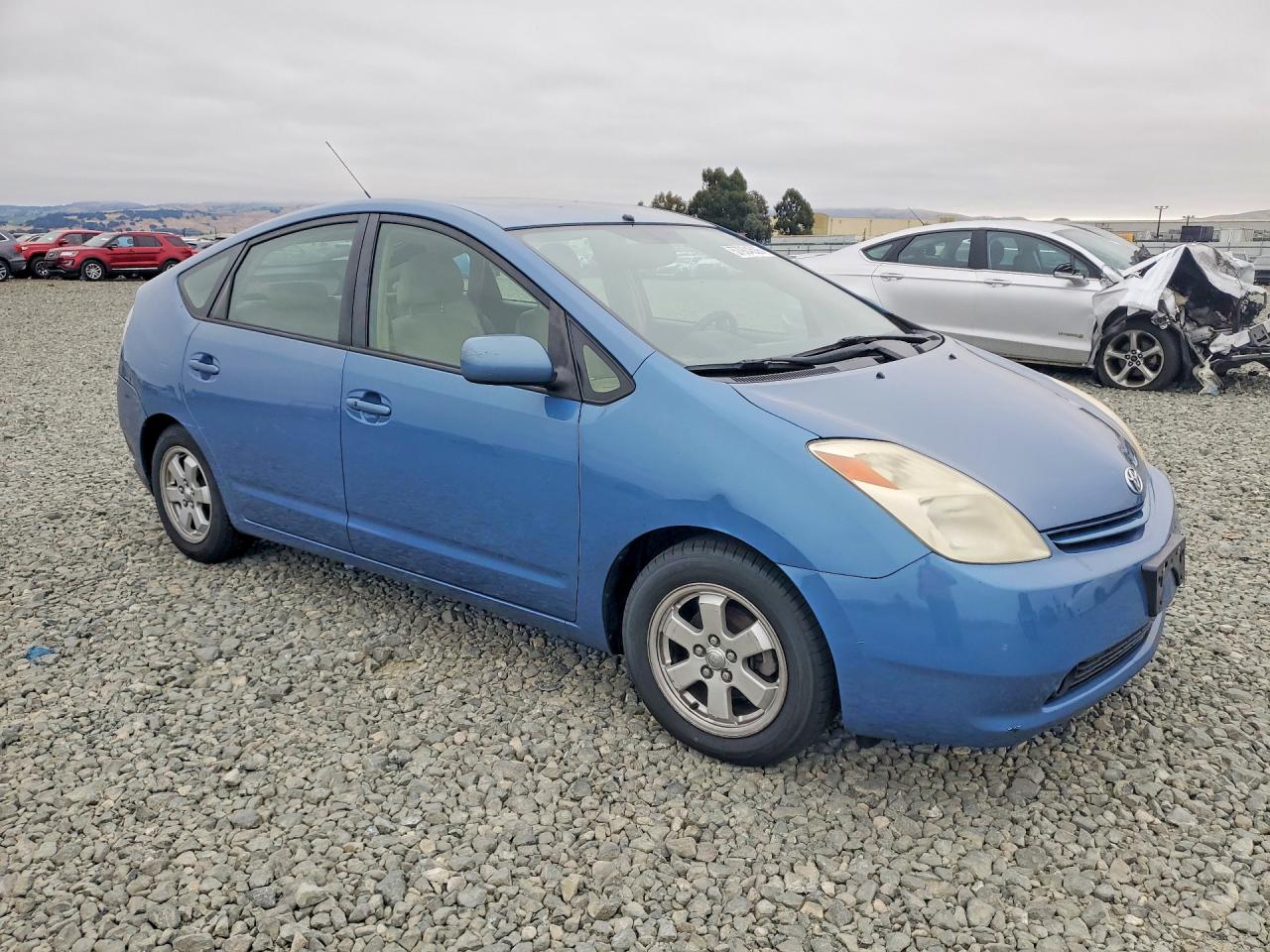 2005 Toyota Prius Base Синий vin: JTDKB20U050121605