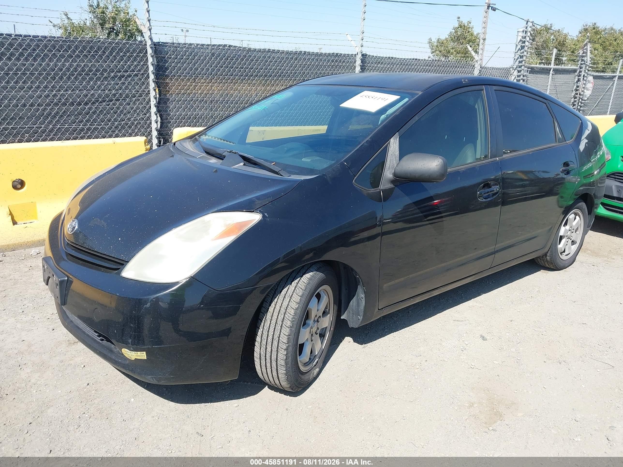 2005 Toyota Prius   Black vin: JTDKB20U053028162