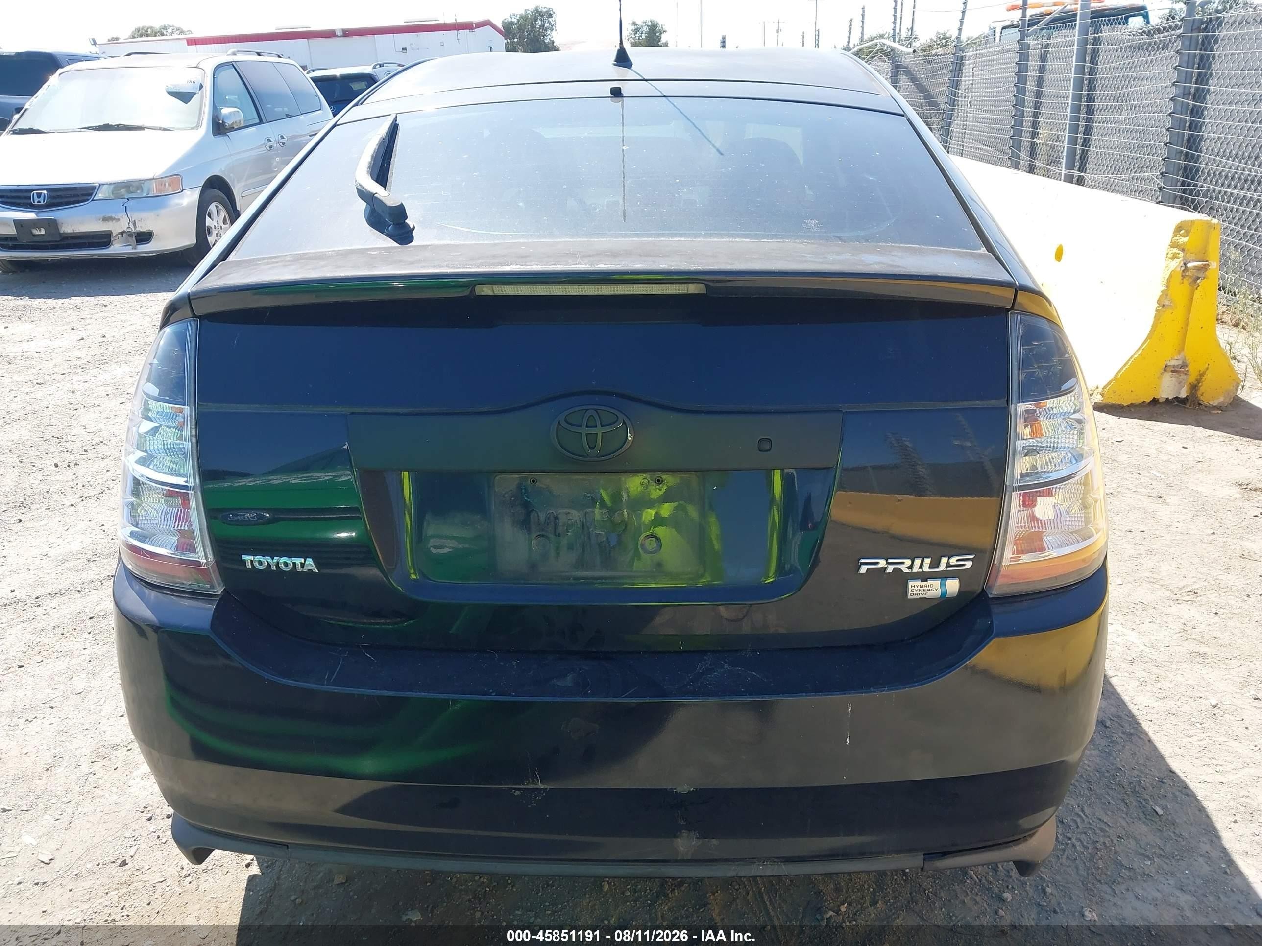 2005 Toyota Prius   Black vin: JTDKB20U053028162