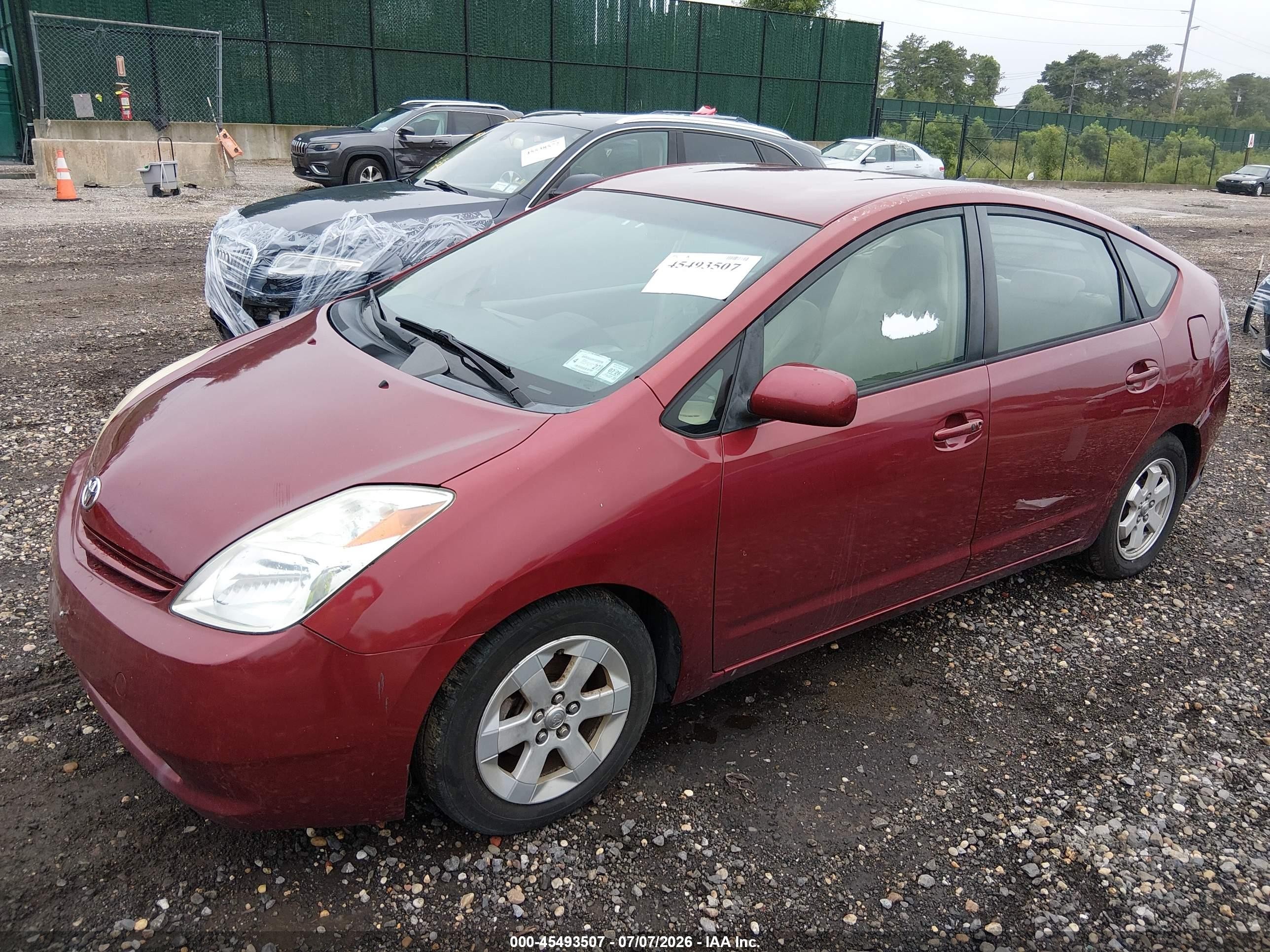 2005 Toyota Prius   Красный vin: JTDKB20U053043762