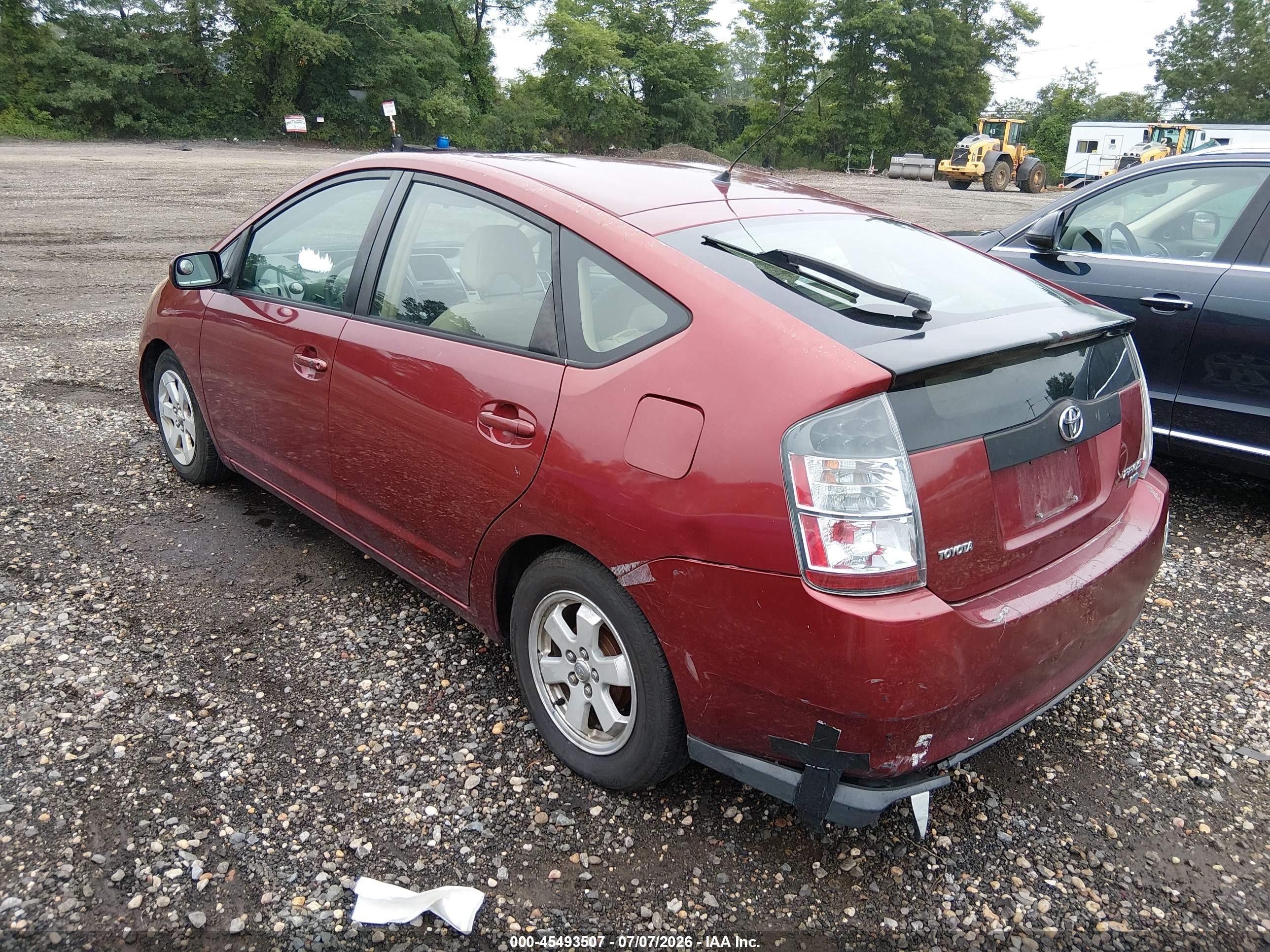 2005 Toyota Prius   Красный vin: JTDKB20U053043762