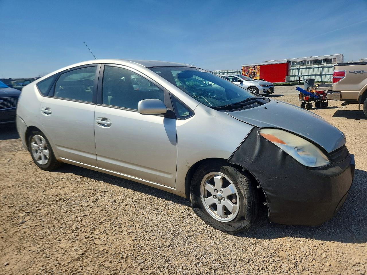 2005 Toyota Prius Base Silver vin: JTDKB20U053045270