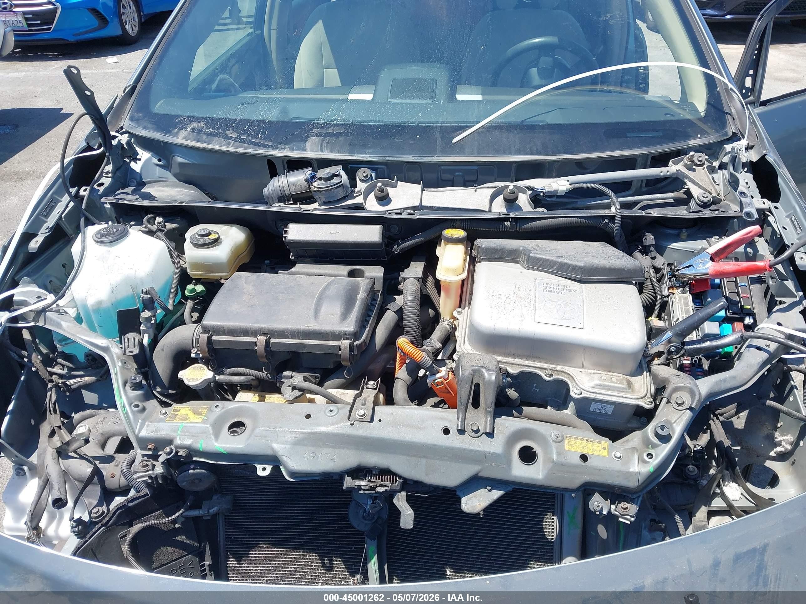 2005 Toyota Prius   Gray vin: JTDKB20U053064286