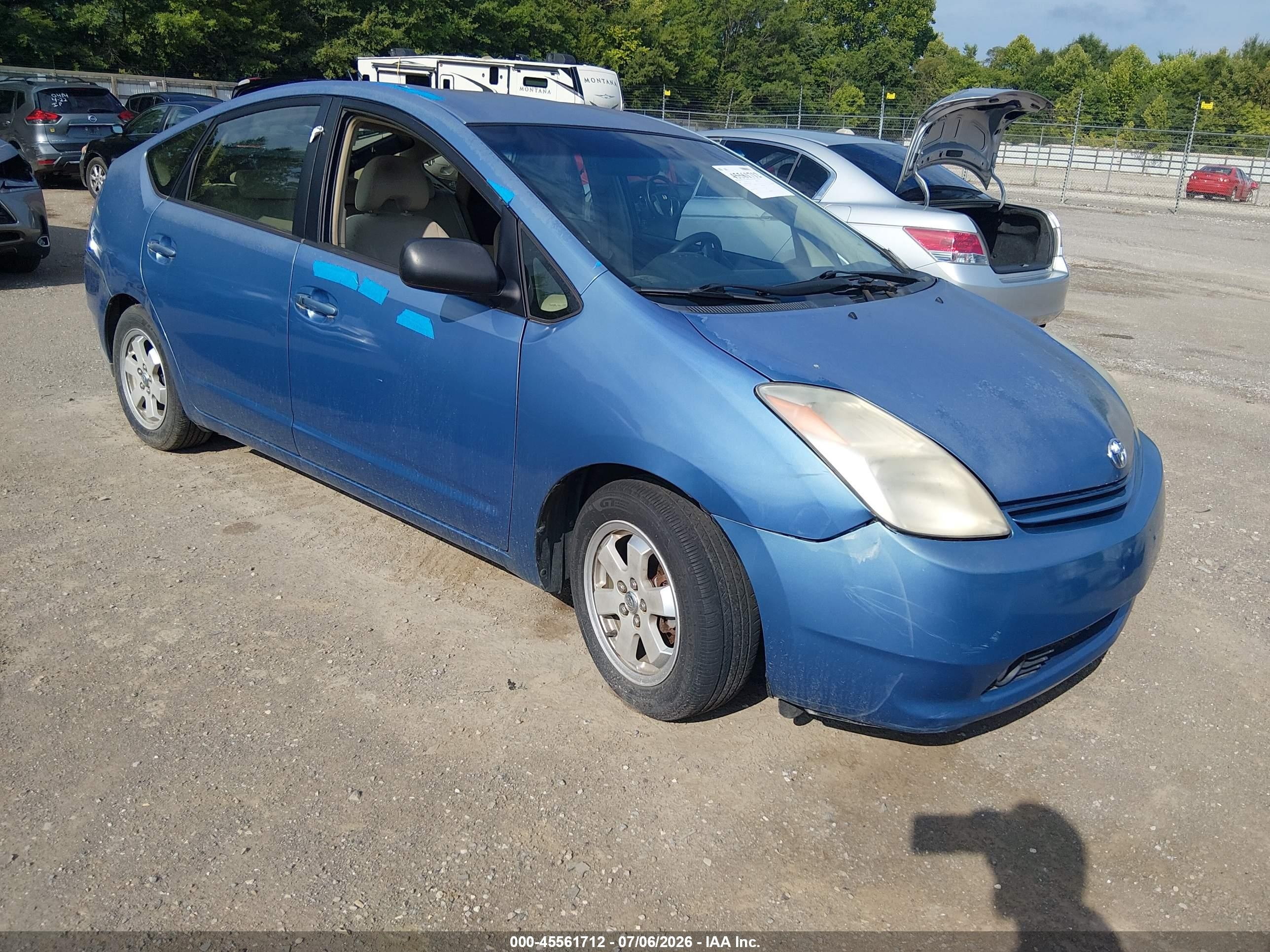 2005 Toyota Prius   Blue vin: JTDKB20U053107542