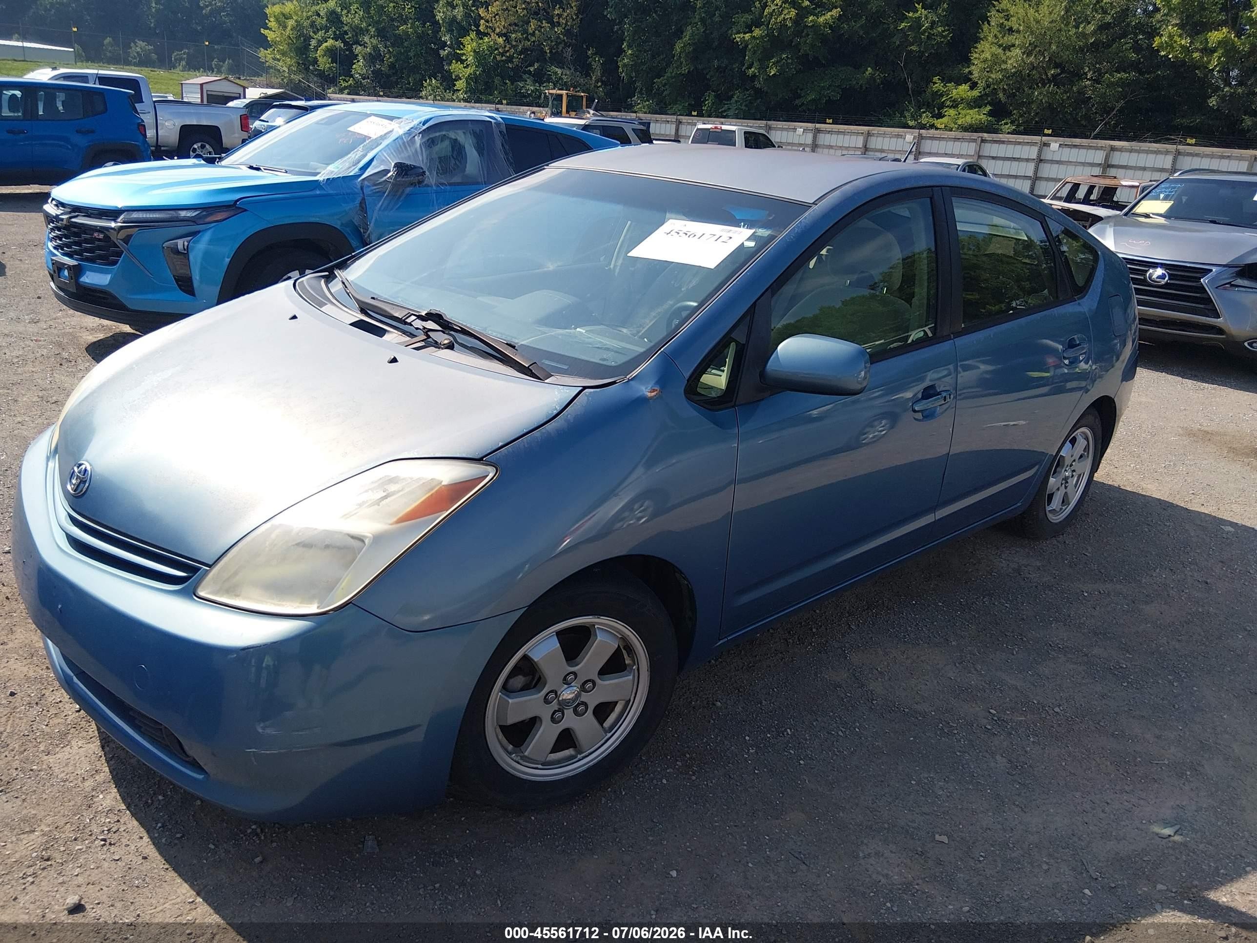 2005 Toyota Prius   Синий vin: JTDKB20U053107542