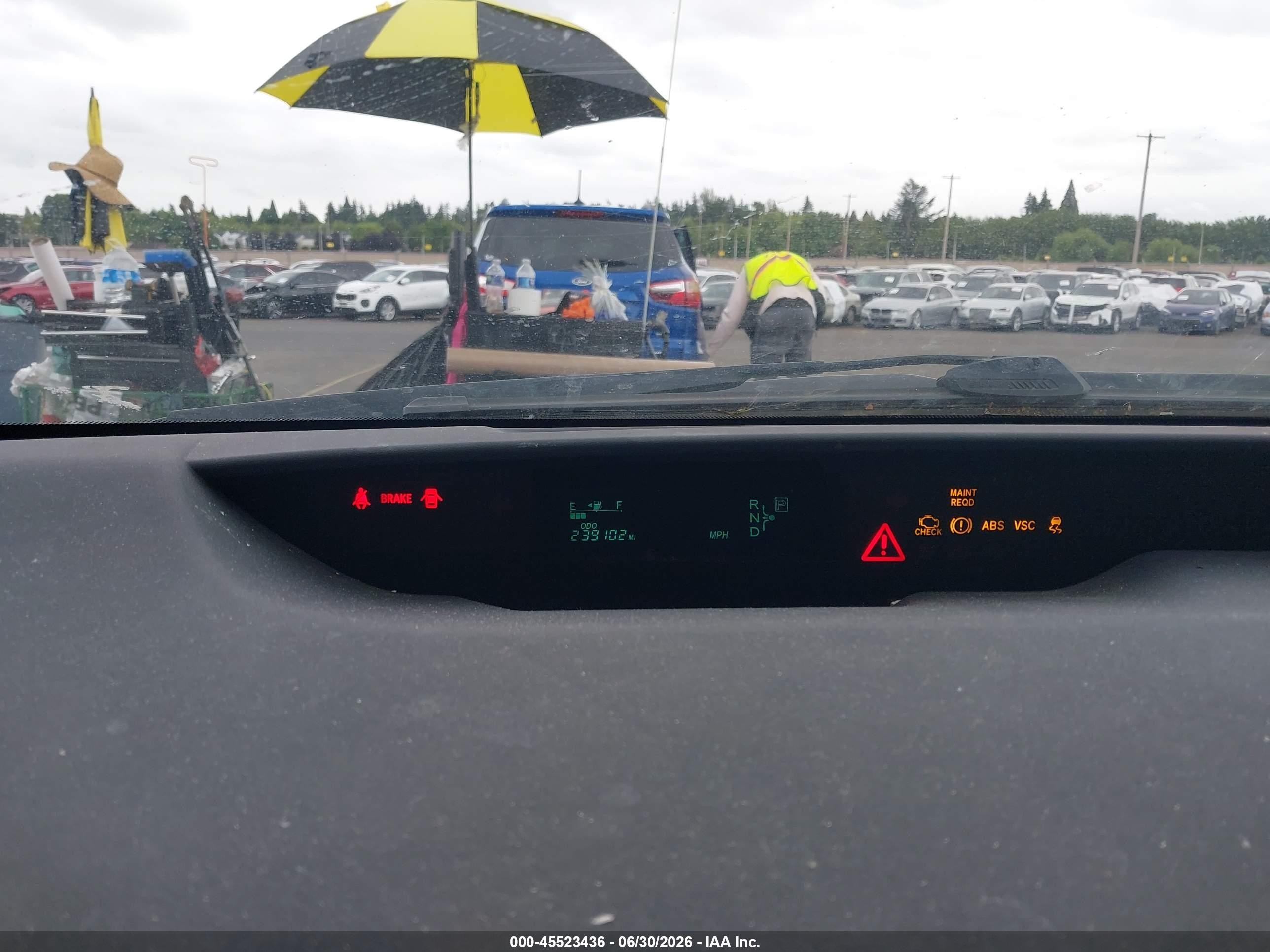 2005 Toyota Prius   Черный vin: JTDKB20U053108111
