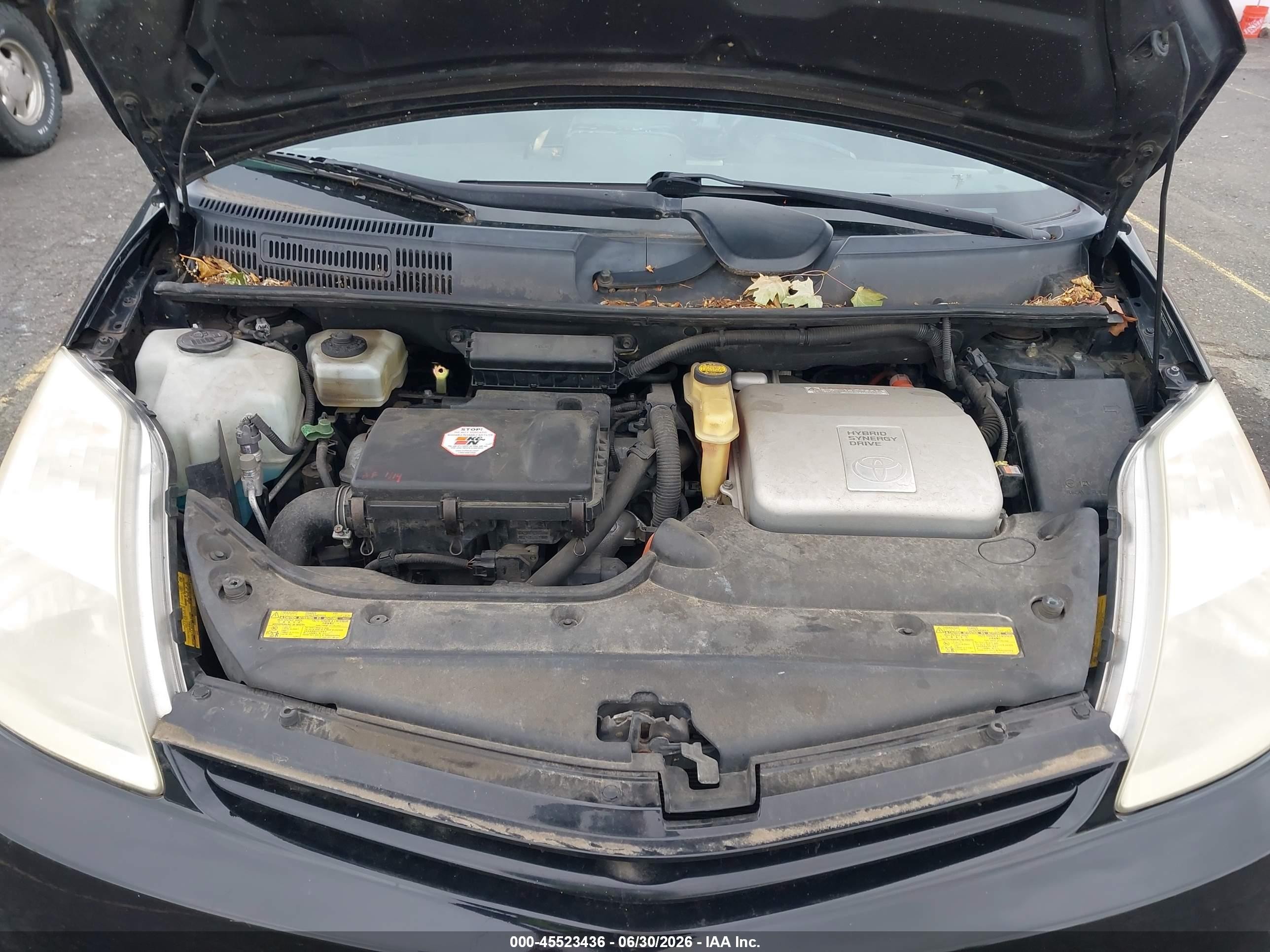 2005 Toyota Prius   Черный vin: JTDKB20U053108111