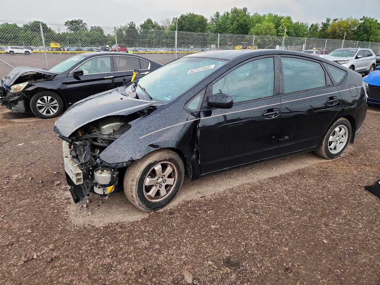 2005 Toyota Prius Base Black vin: JTDKB20U053125796