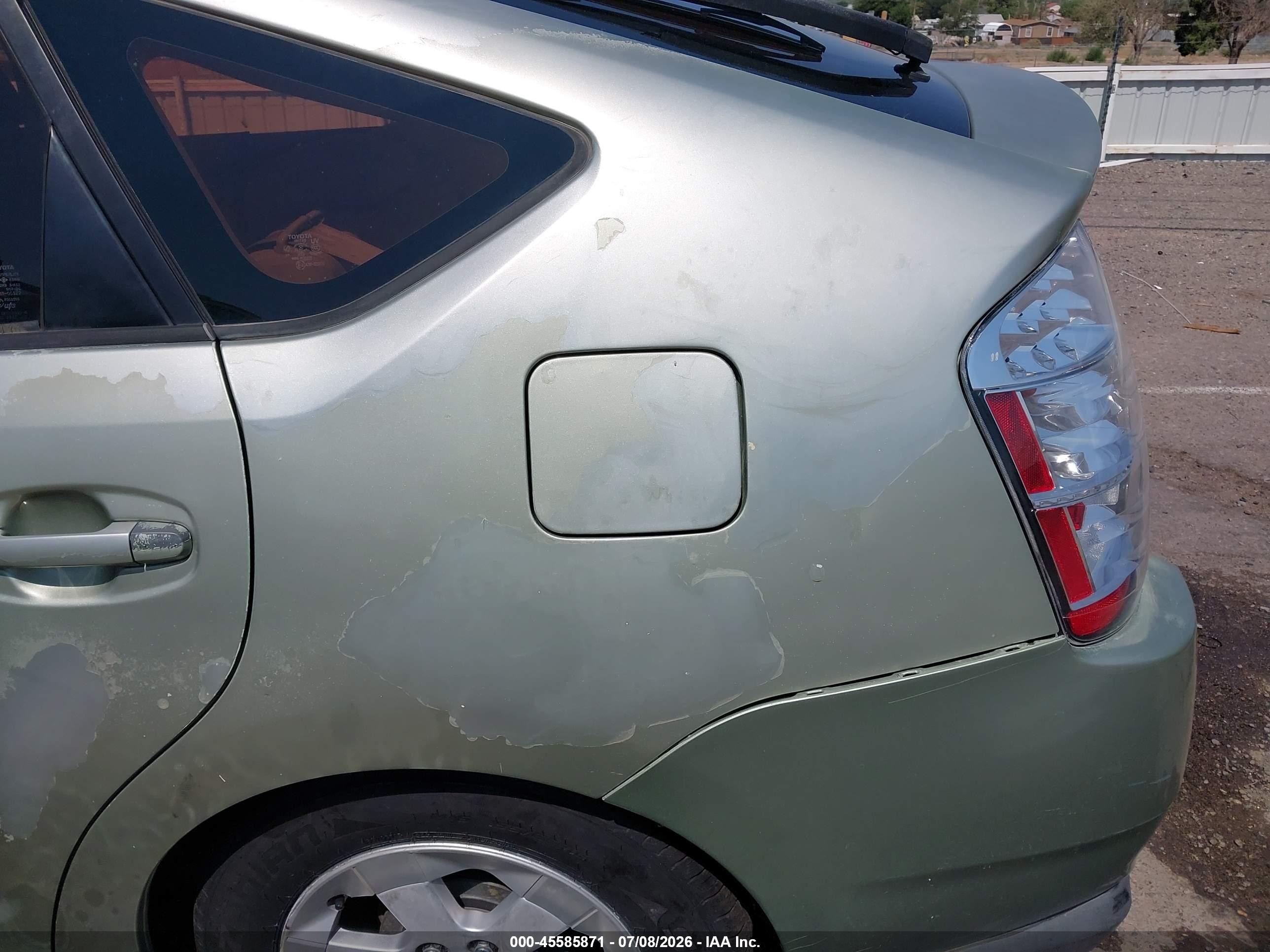 2006 Toyota Prius   Green vin: JTDKB20U063135231