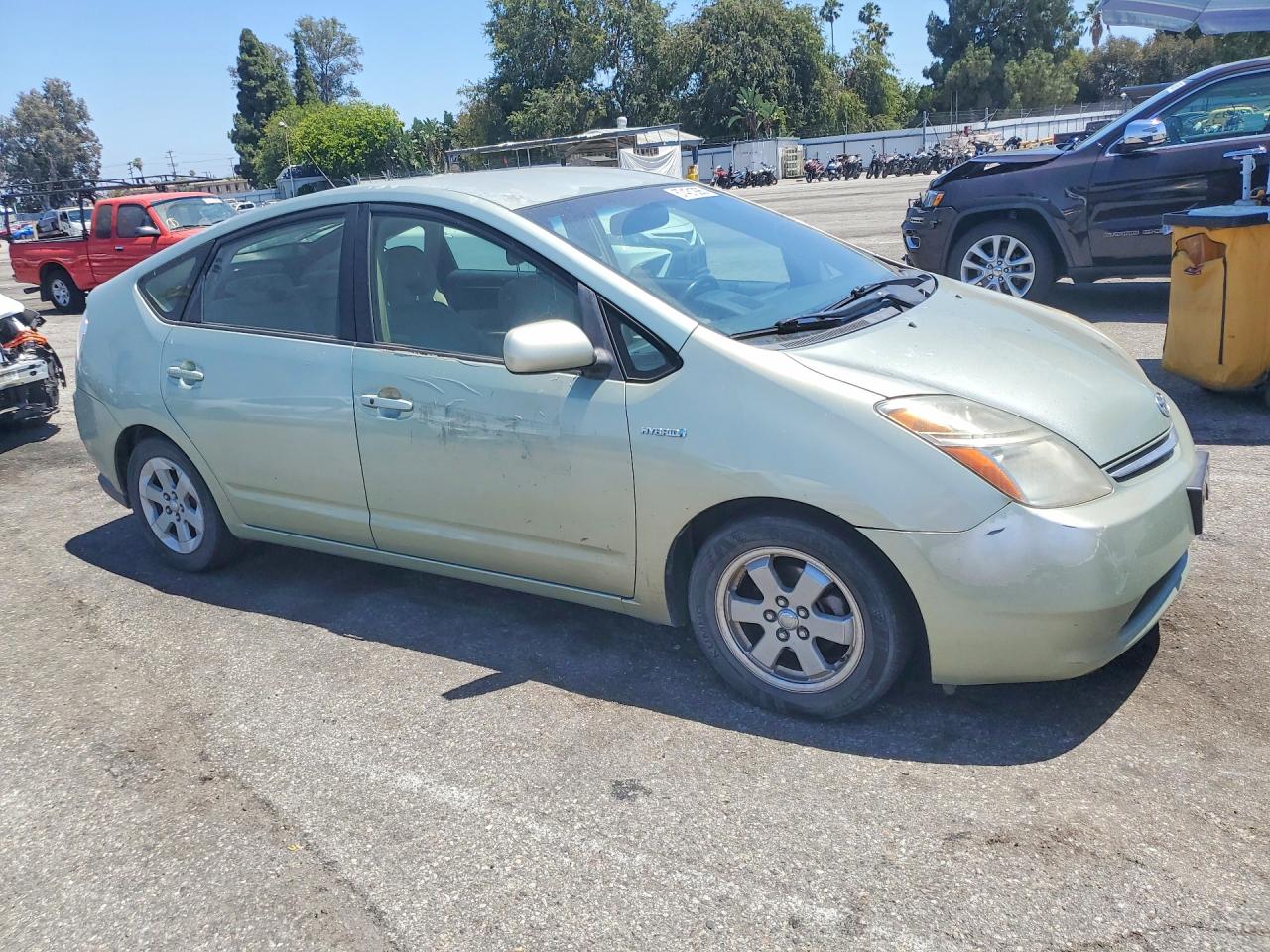 2006 Toyota Prius Base Green vin: JTDKB20U063146861