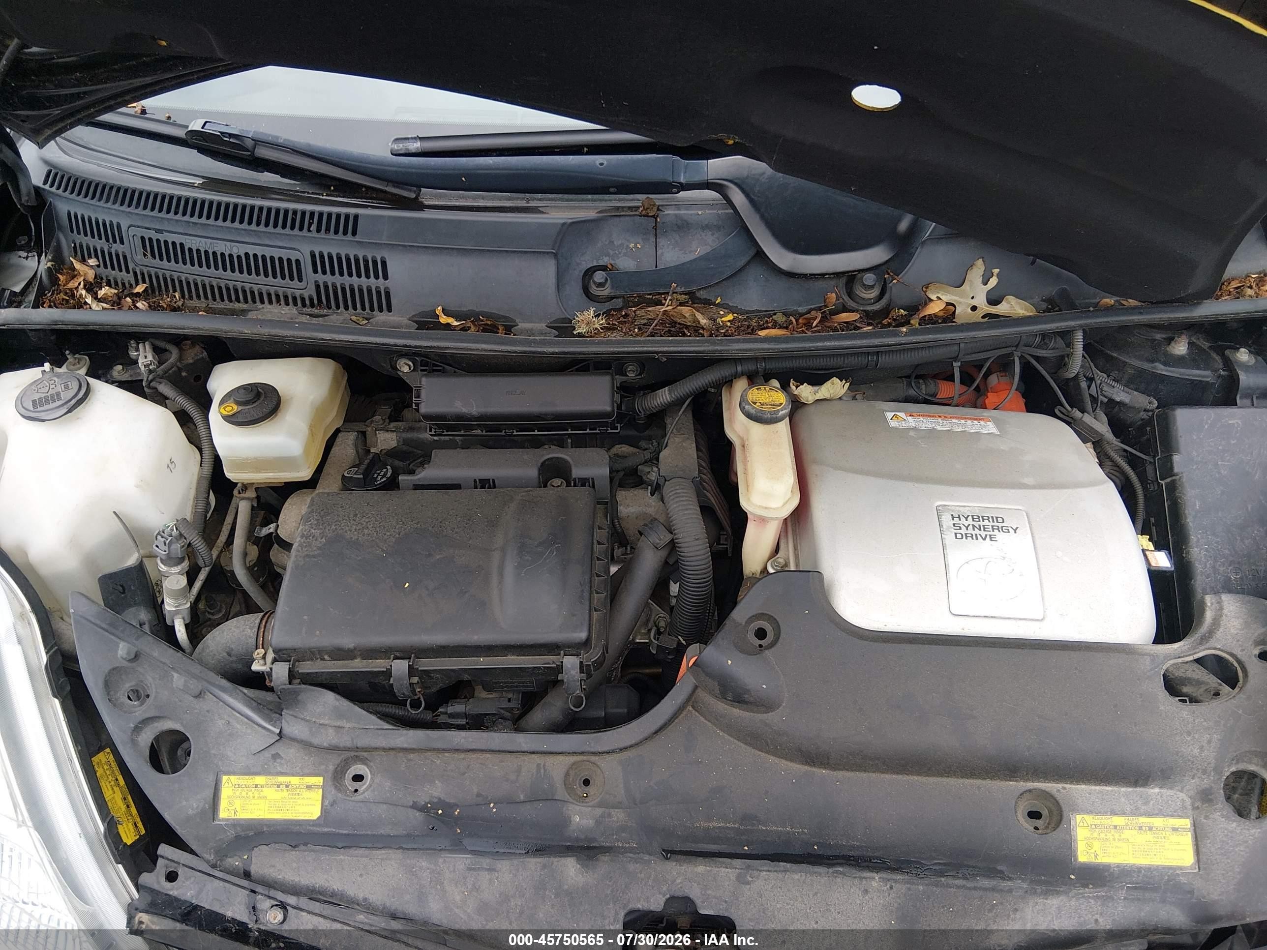 2006 Toyota Prius   Black vin: JTDKB20U063170397