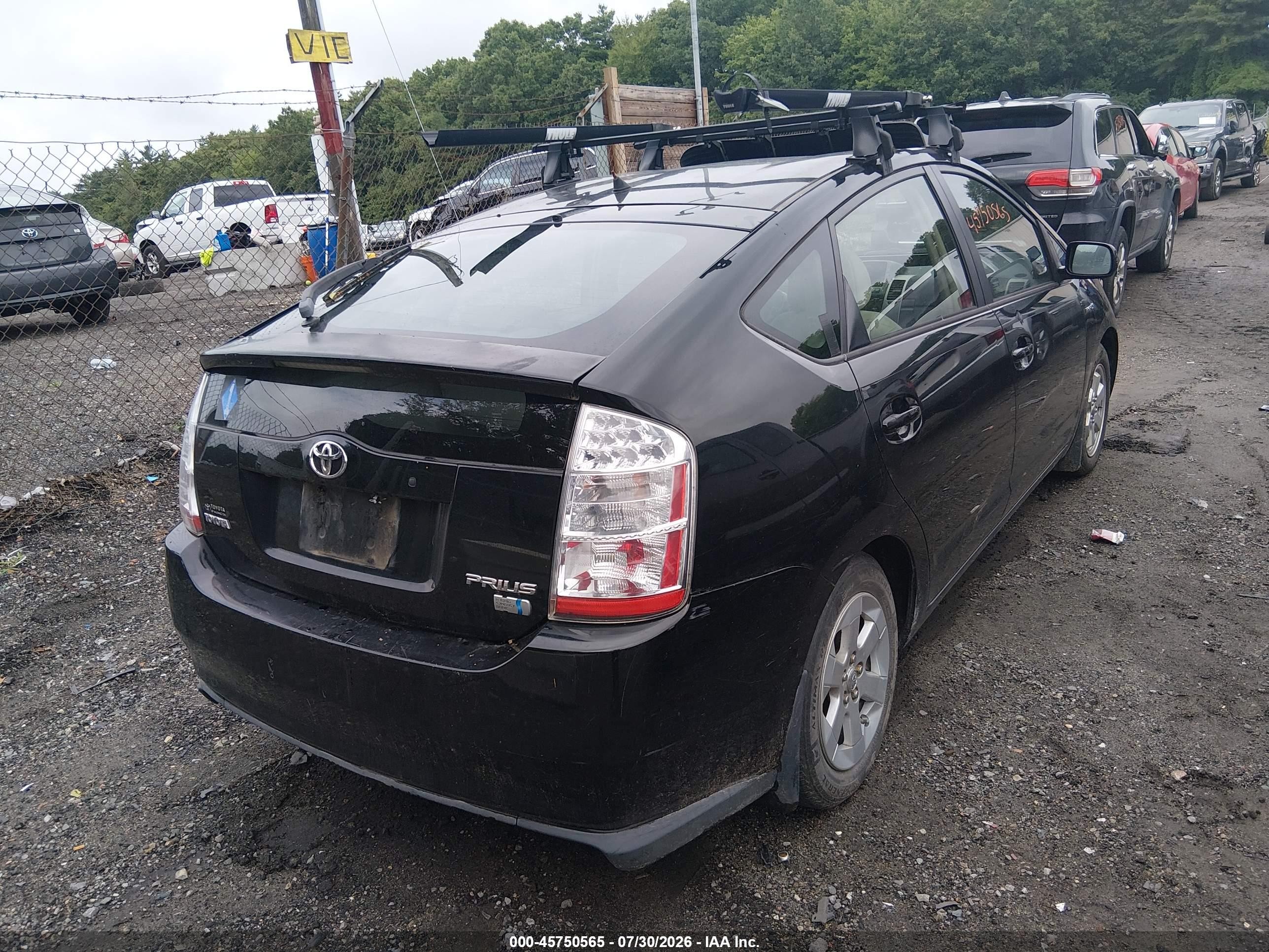 2006 Toyota Prius   Black vin: JTDKB20U063170397