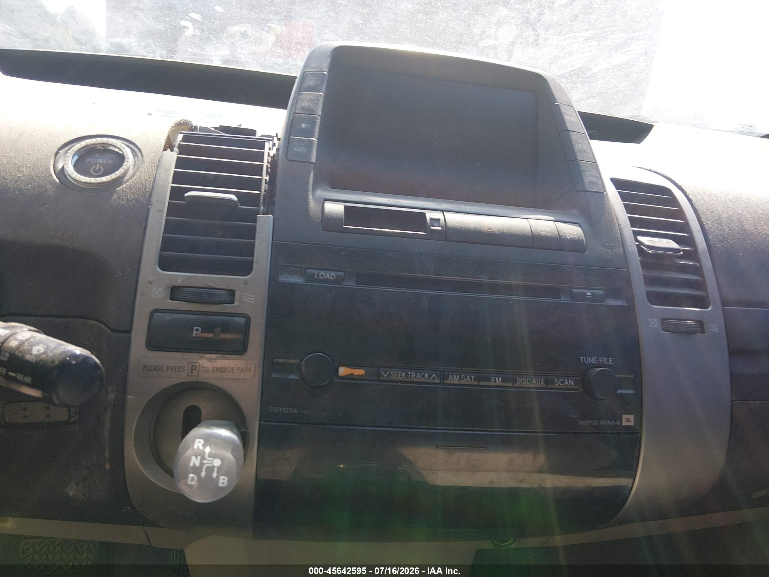 2006 Toyota Prius   Black vin: JTDKB20U063172098