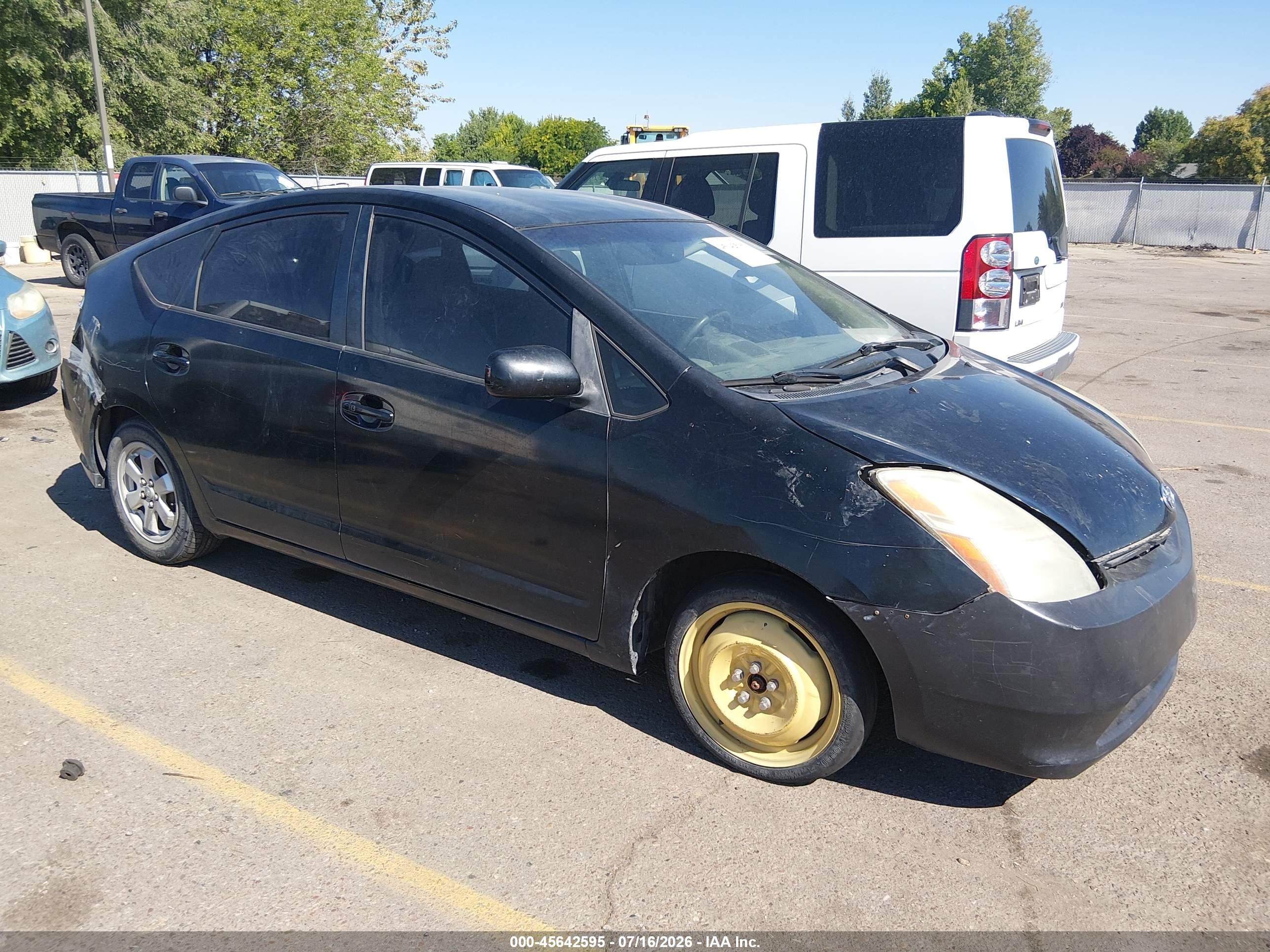2006 Toyota Prius   Black vin: JTDKB20U063172098