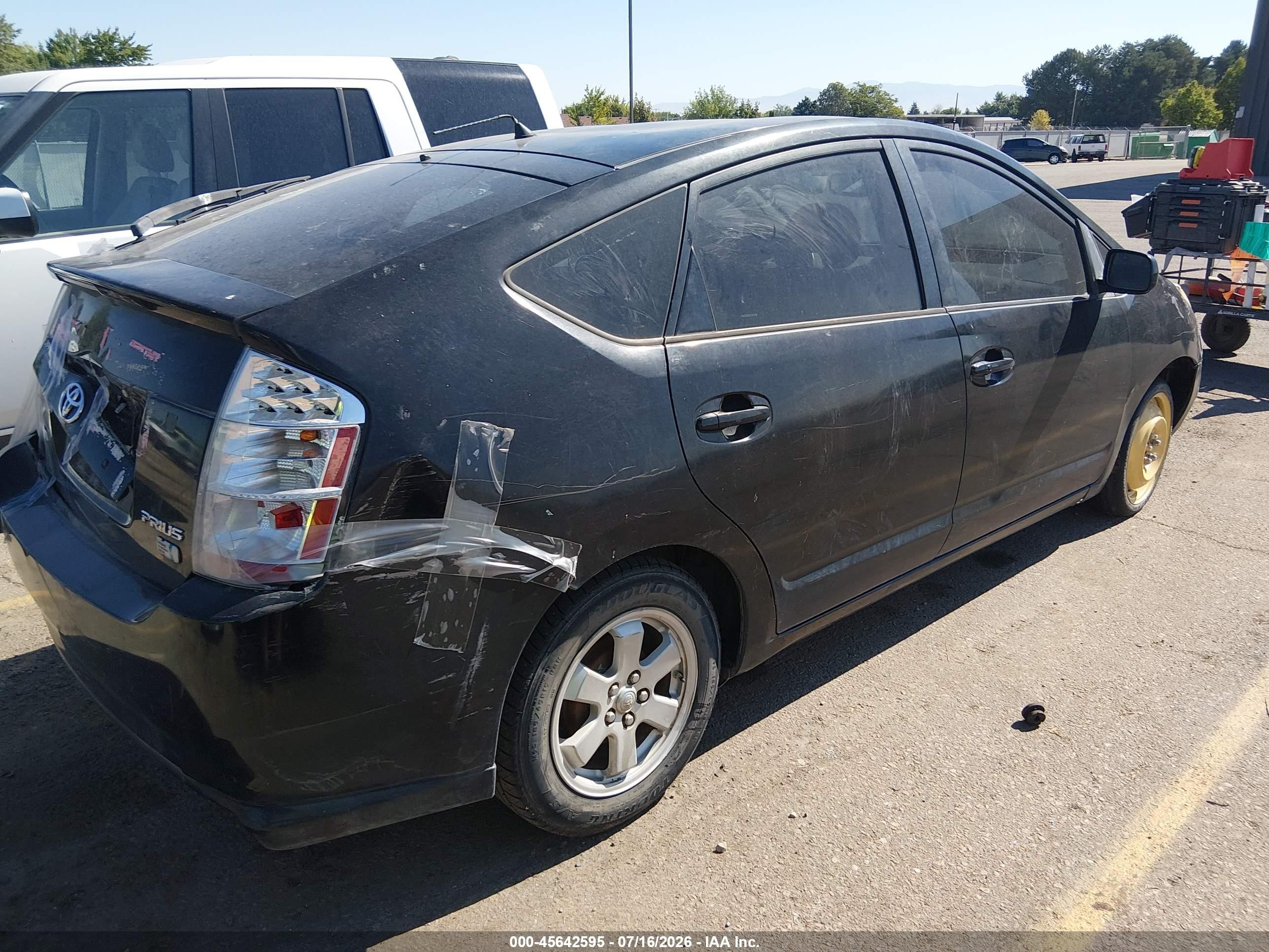 2006 Toyota Prius   Black vin: JTDKB20U063172098