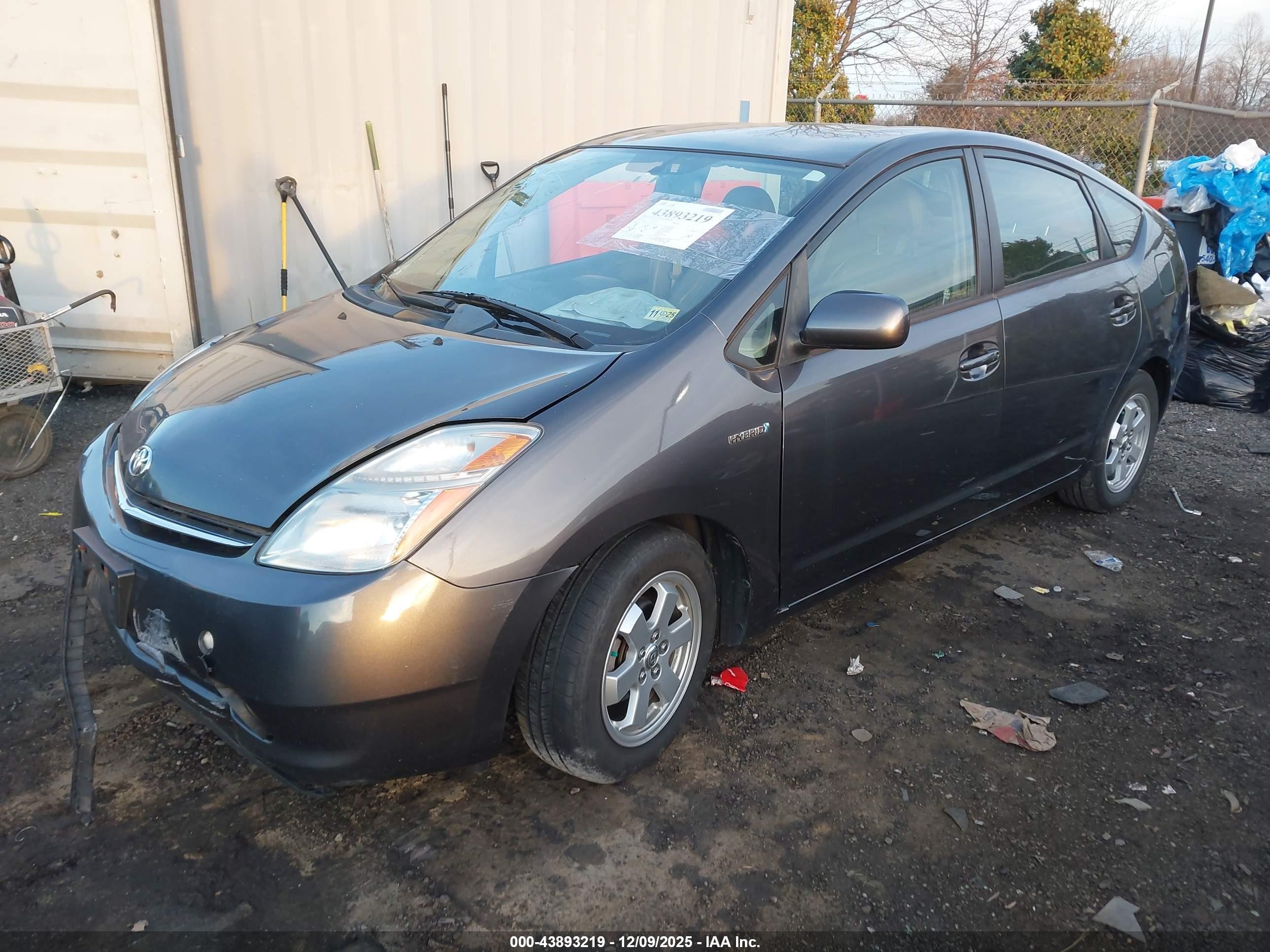 2006 Toyota Prius Серый vin: JTDKB20U063186664