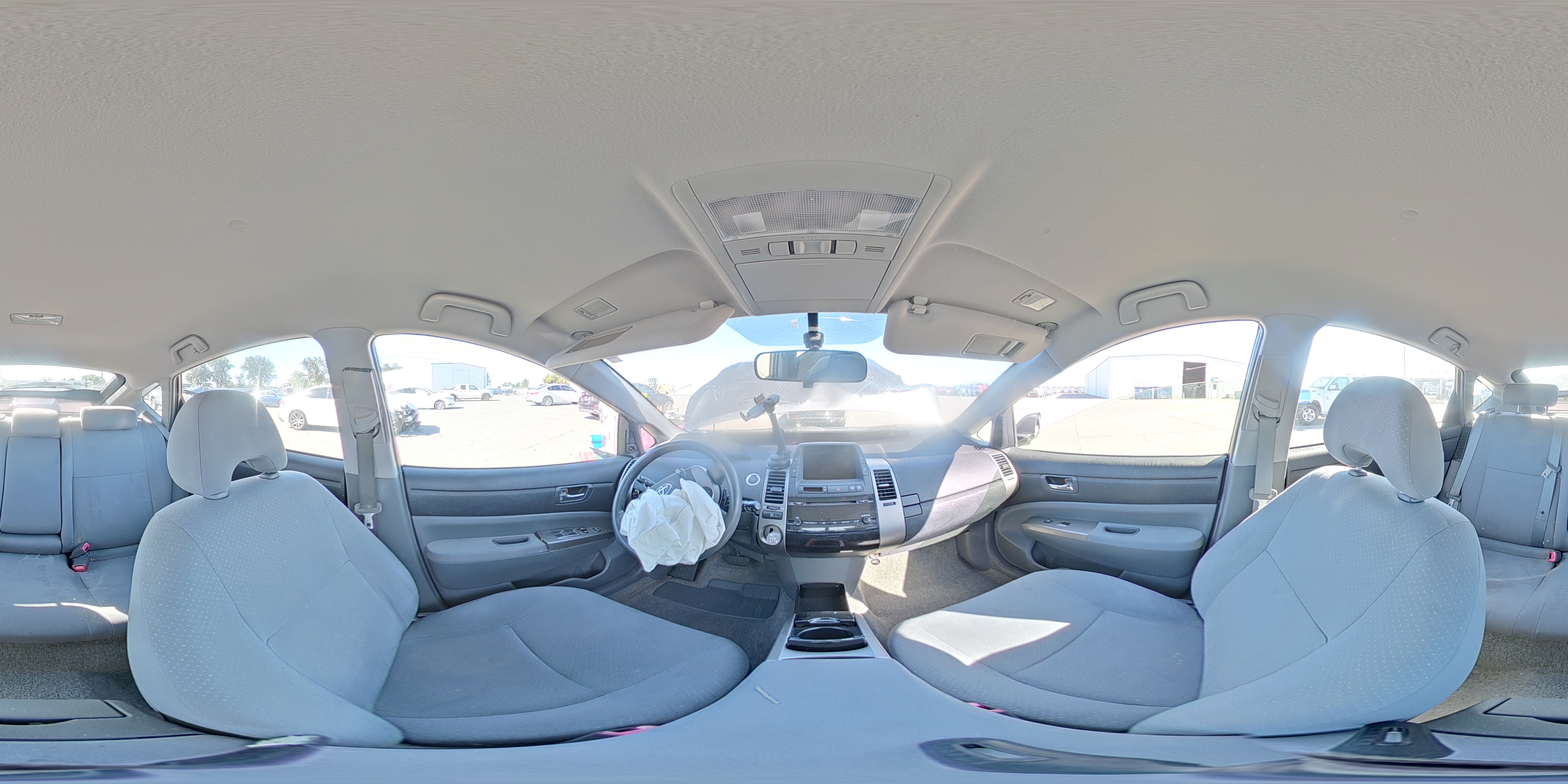 2006 Toyota Prius Base Gray vin: JTDKB20U063189449