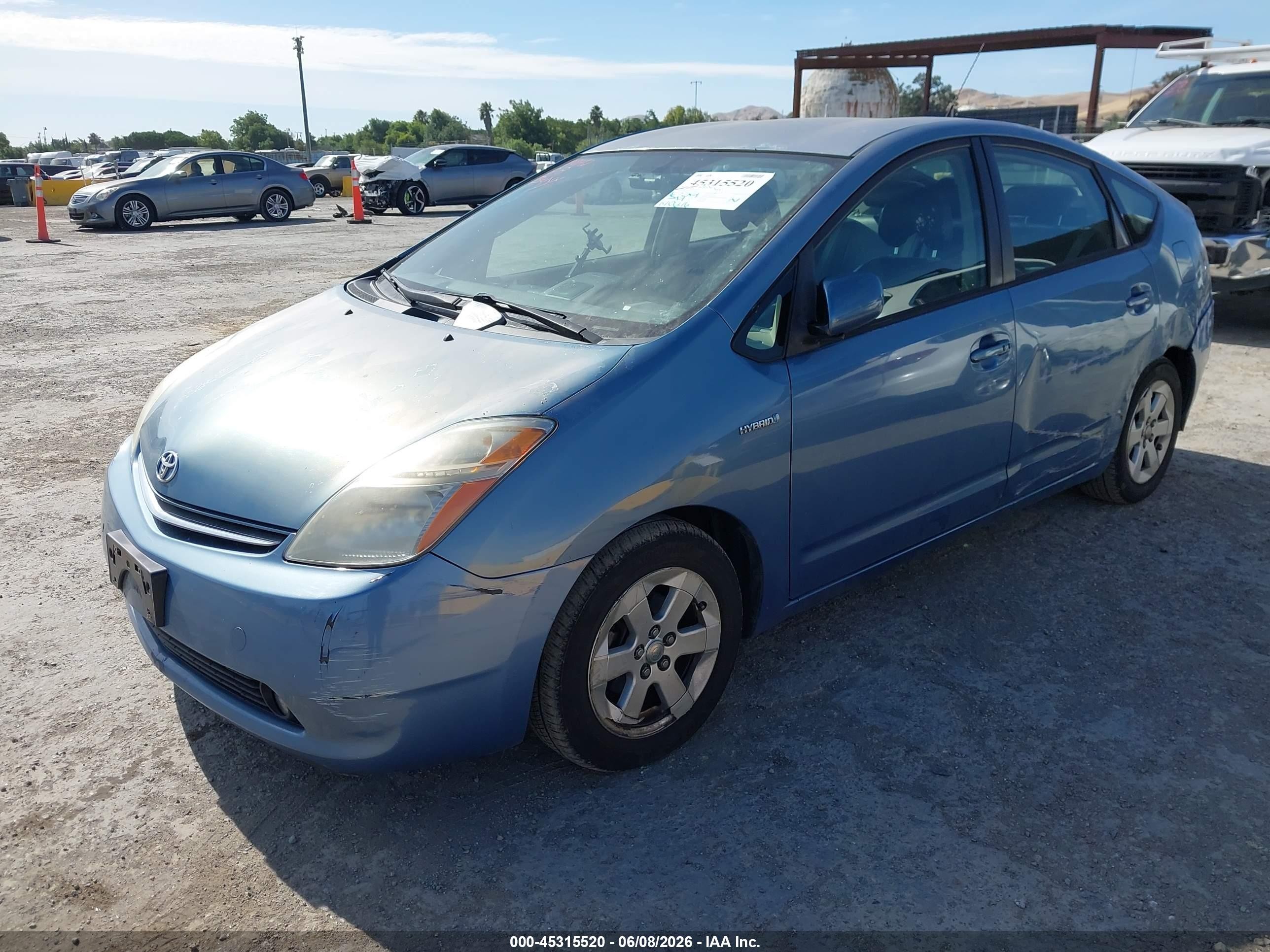 2006 Toyota Prius   Blue vin: JTDKB20U067079557