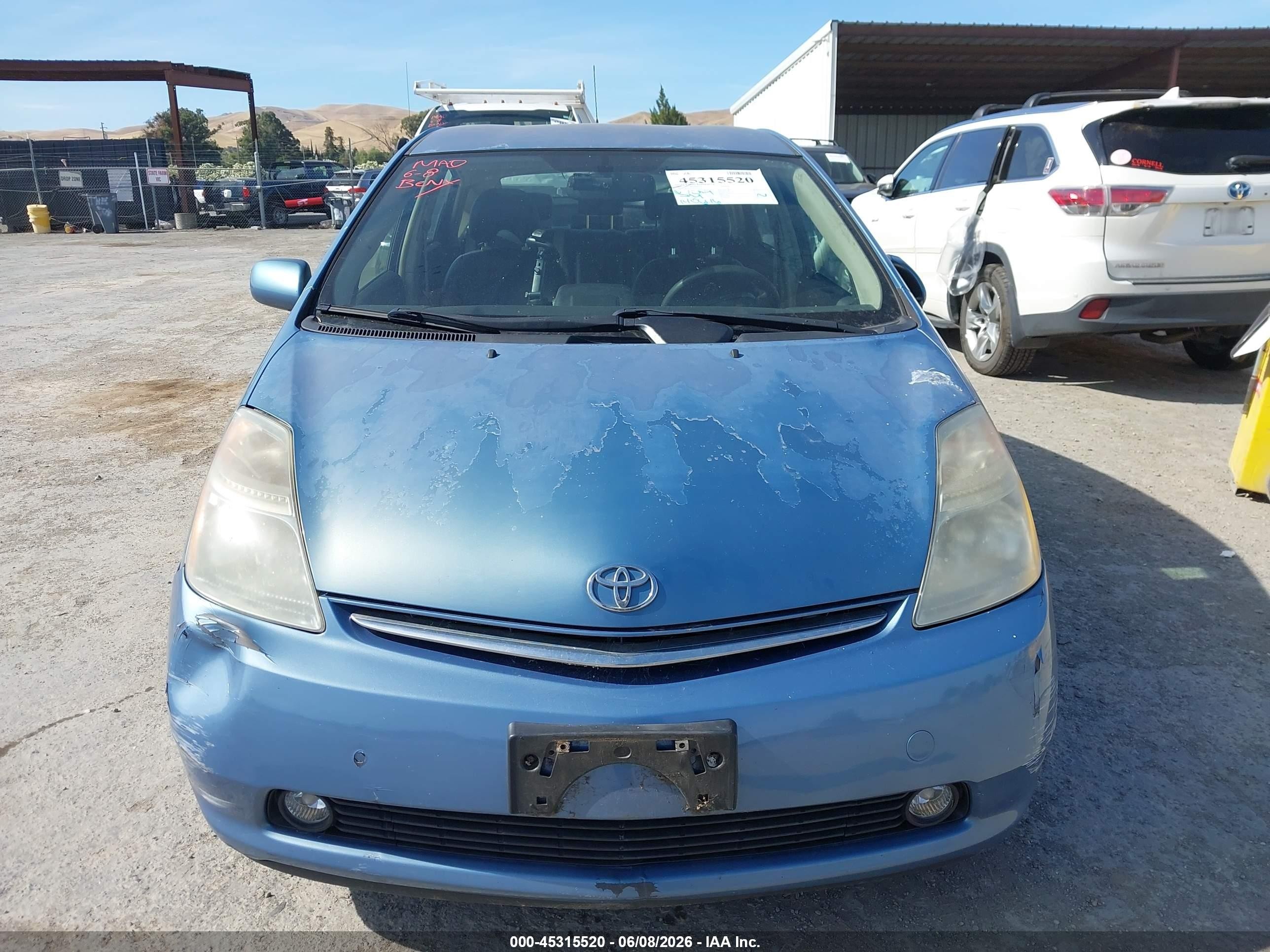 2006 Toyota Prius   Blue vin: JTDKB20U067079557