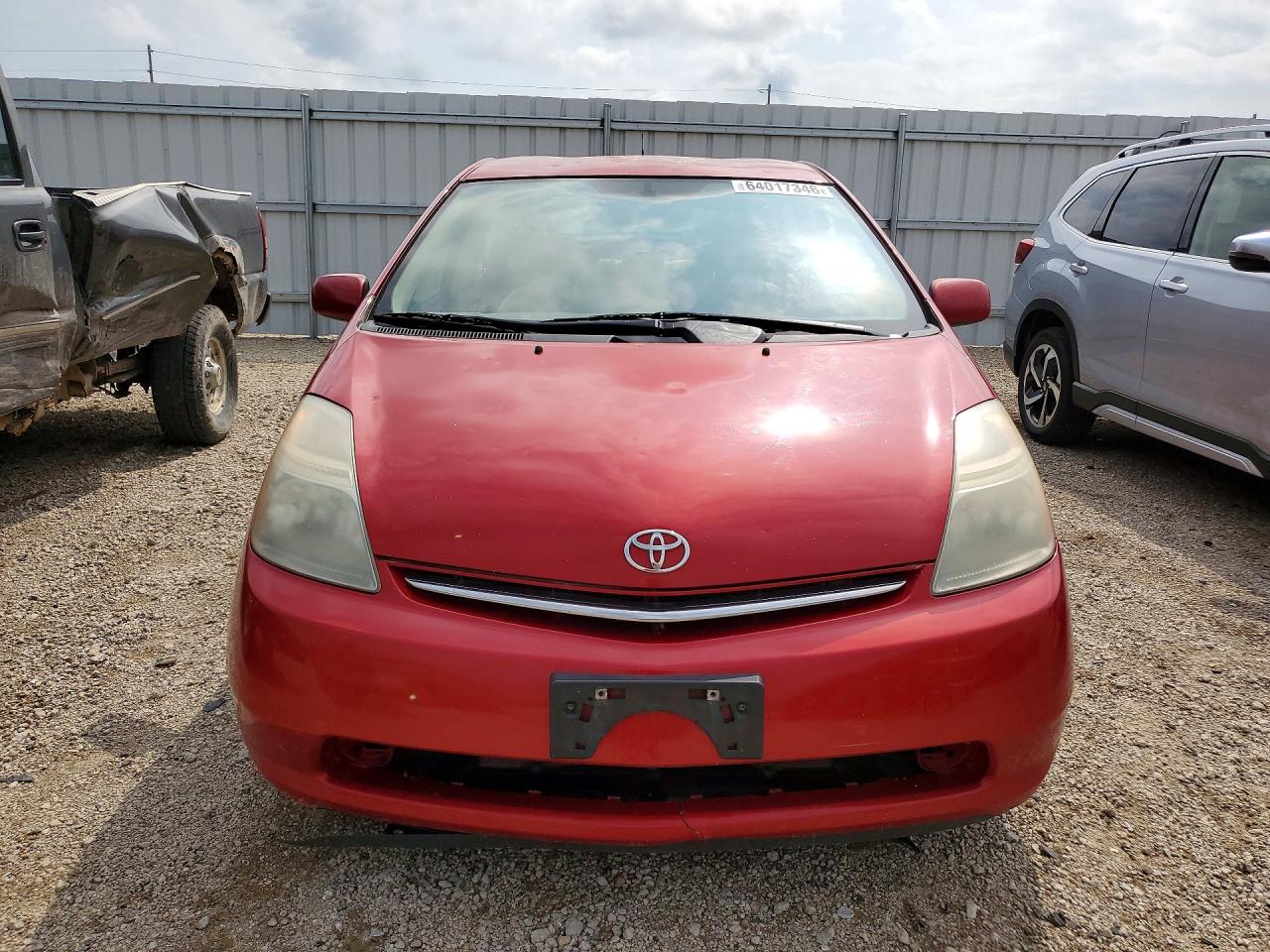 2006 Toyota Prius Base Red vin: JTDKB20U067521558